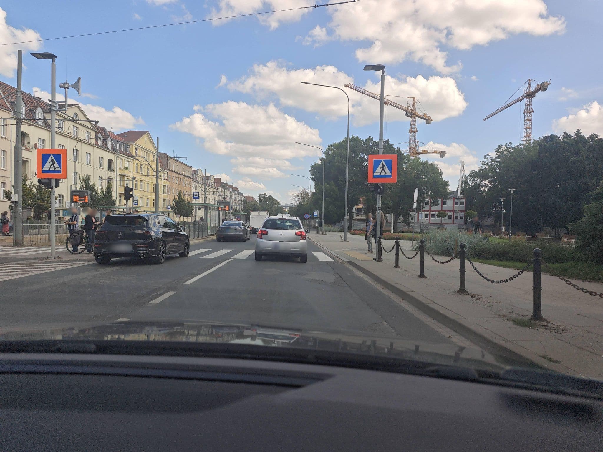Street view near Centro Design Apartments - Półwiejska, Poznań — © jacekb (CC BY-SA · Mapillary)