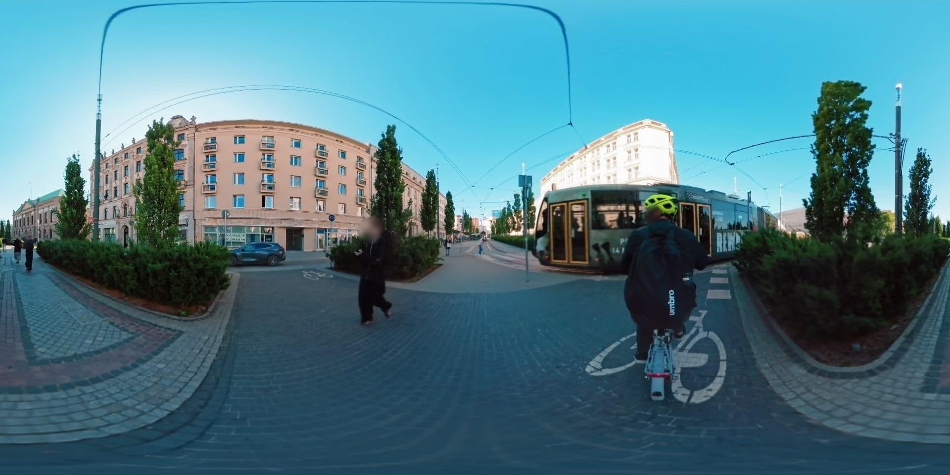 Street view near "Rzymski" Sp. z o.o. "Restauracja de Rome", Poznań — © Mik1900 (CC BY-SA · Mapillary)