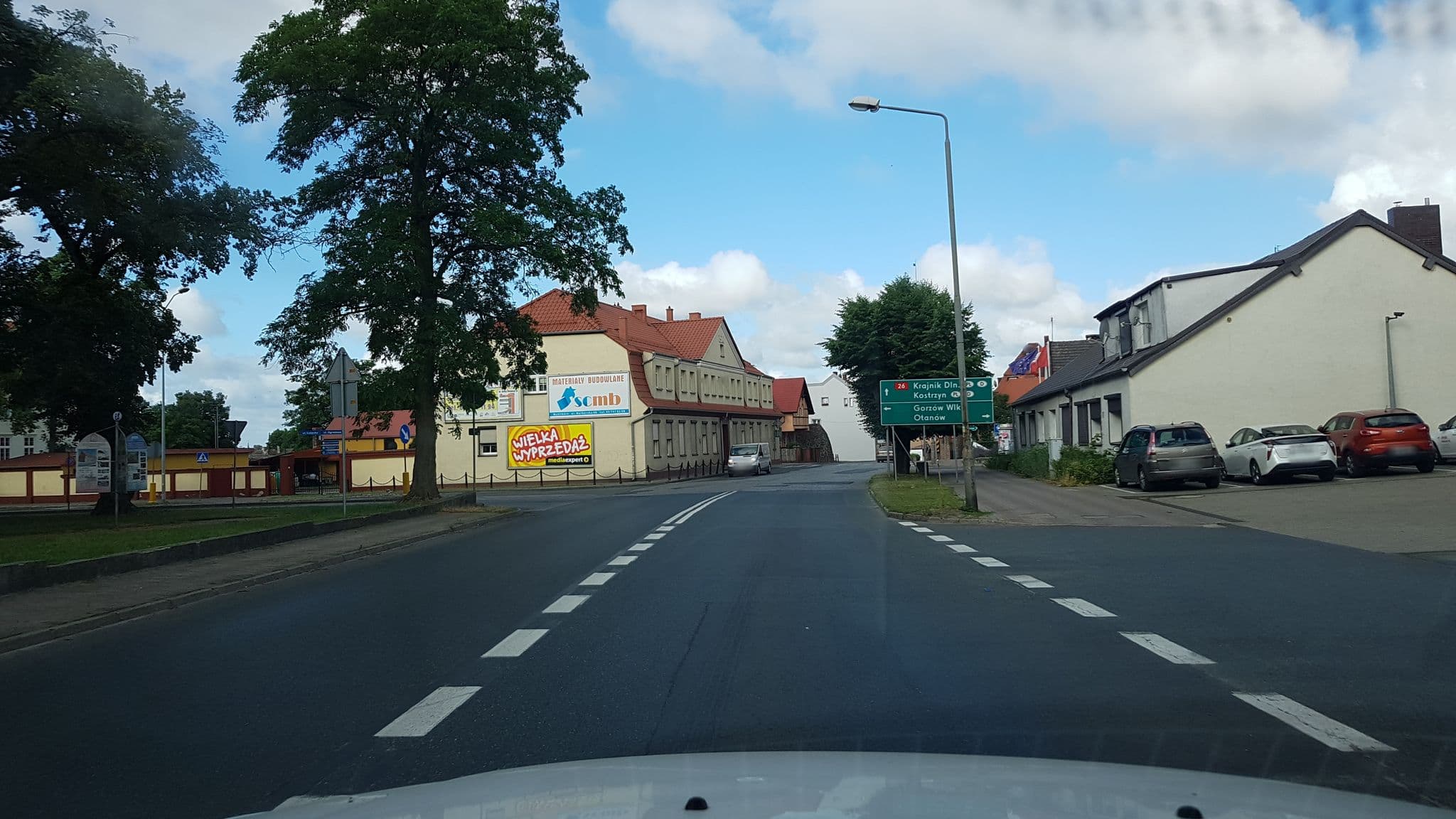 Street view near Hotel Adria, Myślibórz — © masterofnoroad (CC BY-SA · Mapillary)