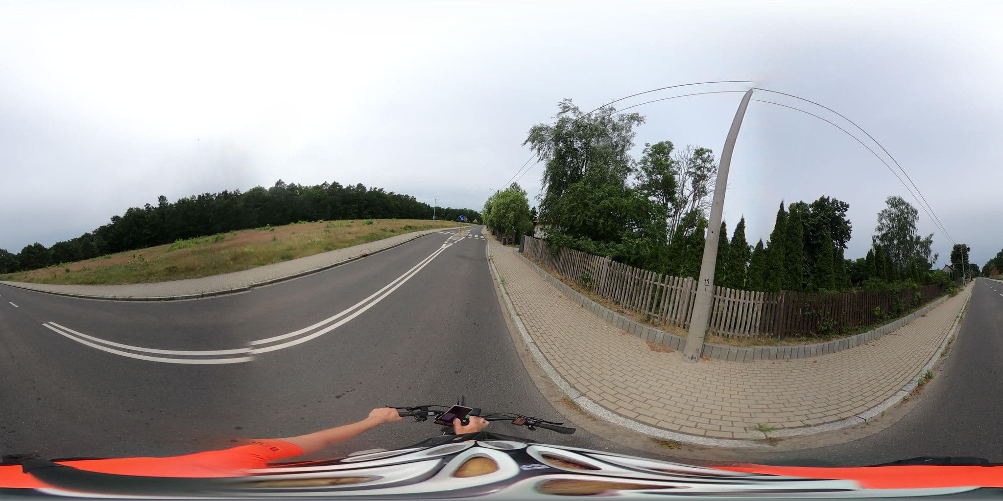 Street view near Brzózki Ośrodek Szkoleniowo-Wypoczynkowy Nowe Warpno, Nowe Warpno — © Ameba (CC BY-SA · Mapillary)