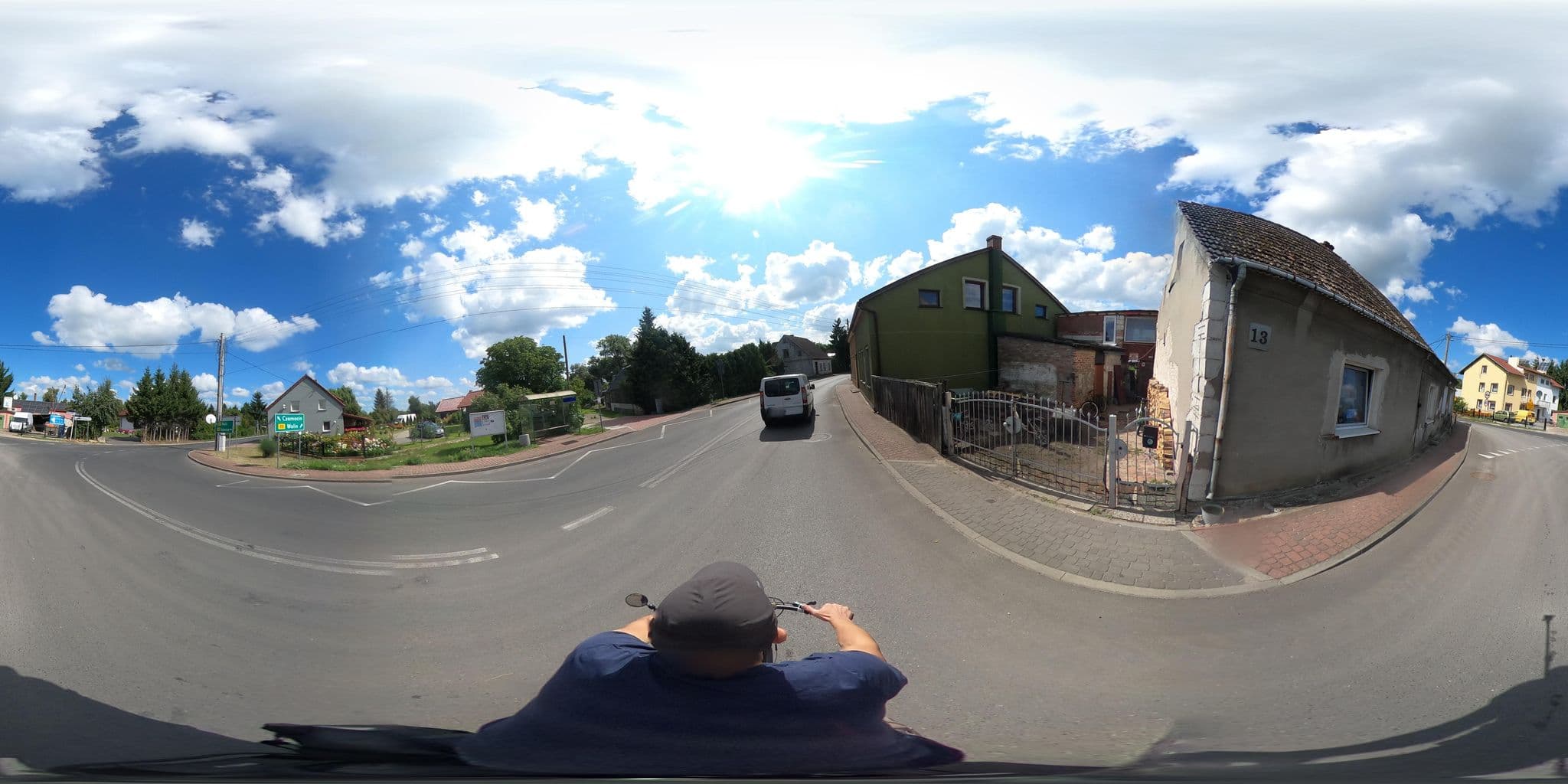 Street view near Pensjonat Pod Lasem, Stepnica — © tomlo1980 (CC BY-SA · Mapillary)