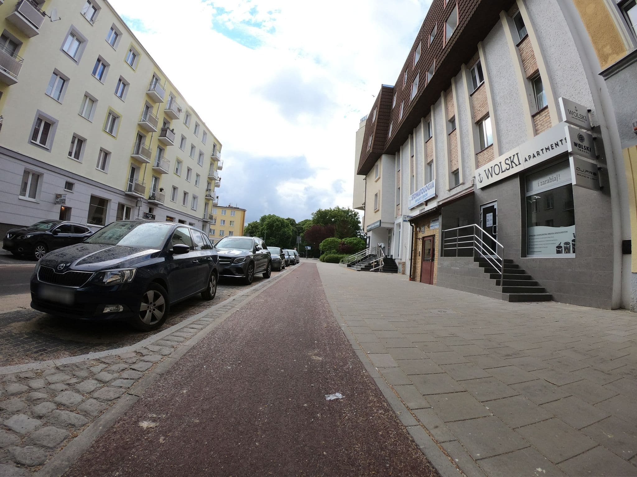 Street view near Biuro Turystyki Poltouristik s.c. Lewandowska & Tymczyszyn, Kołobrzeg — © masterofnoroad (CC BY-SA · Mapillary)