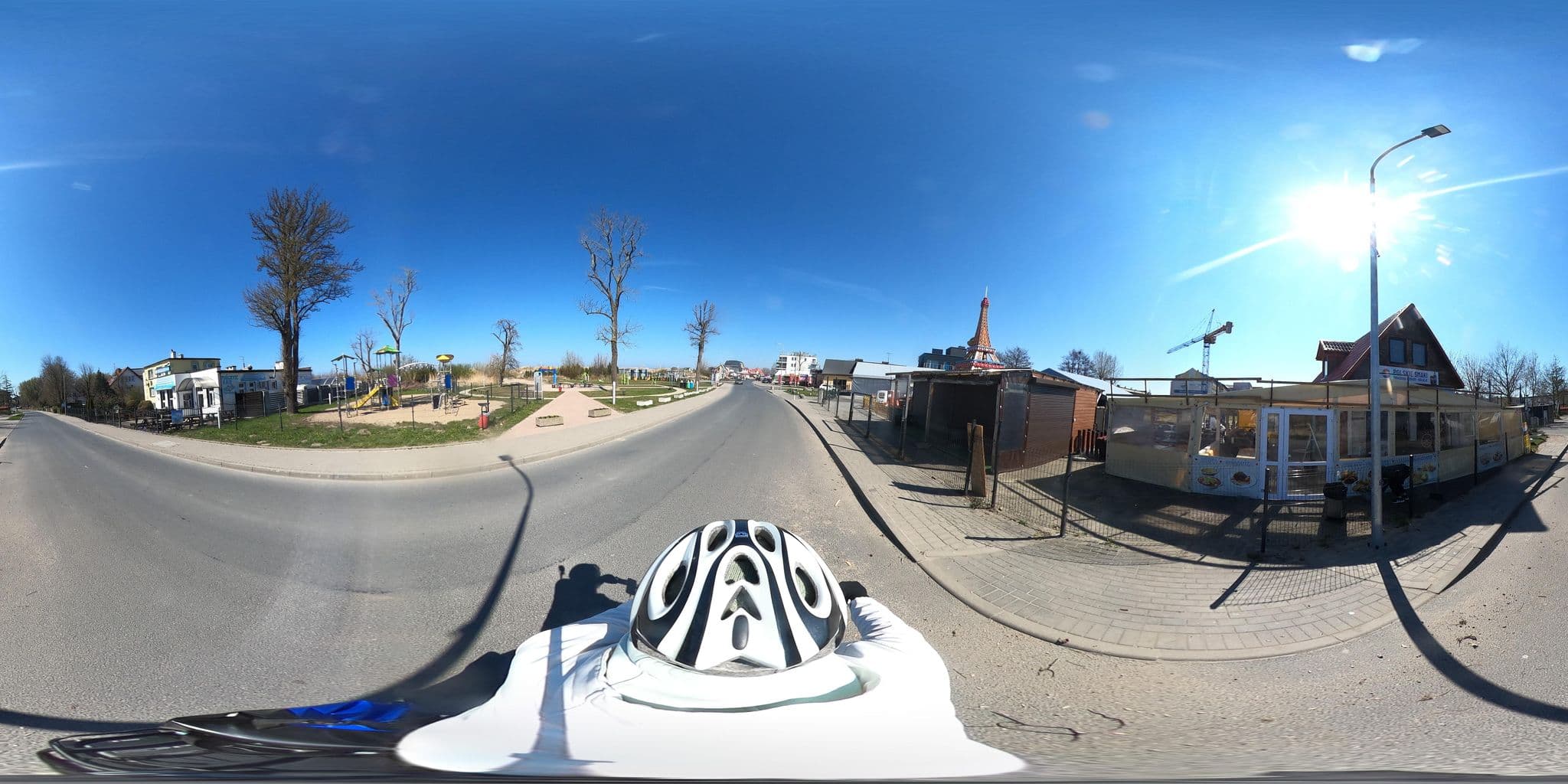 Street view near Chatka Rybaka. Kwatery prywatne, Mielno — © Ameba (CC BY-SA · Mapillary)