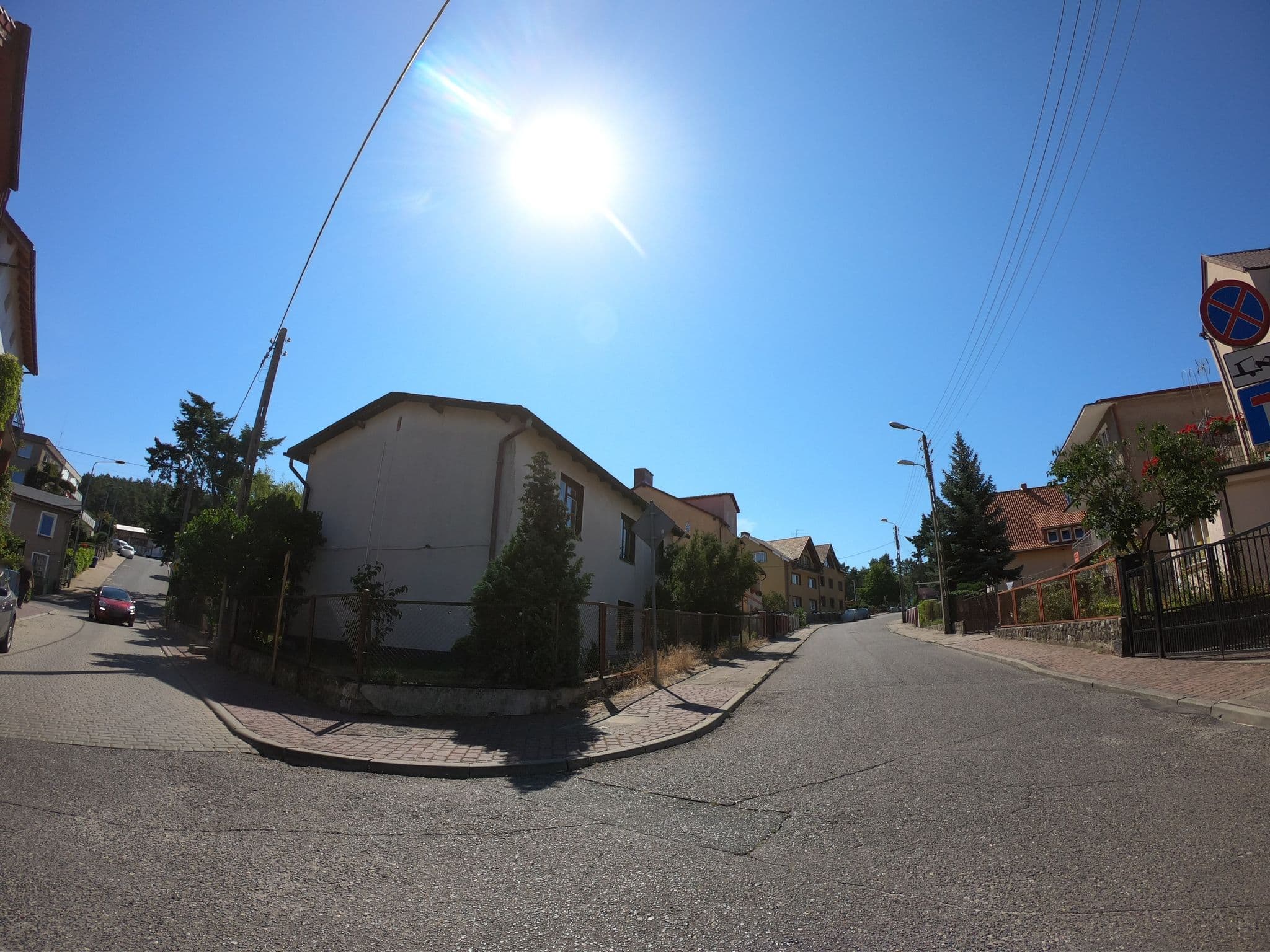 Street view near Willa Krystynka. Wynajem kwater. Baczyńska K., Międzyzdroje — © masterofnoroad (CC BY-SA · Mapillary)