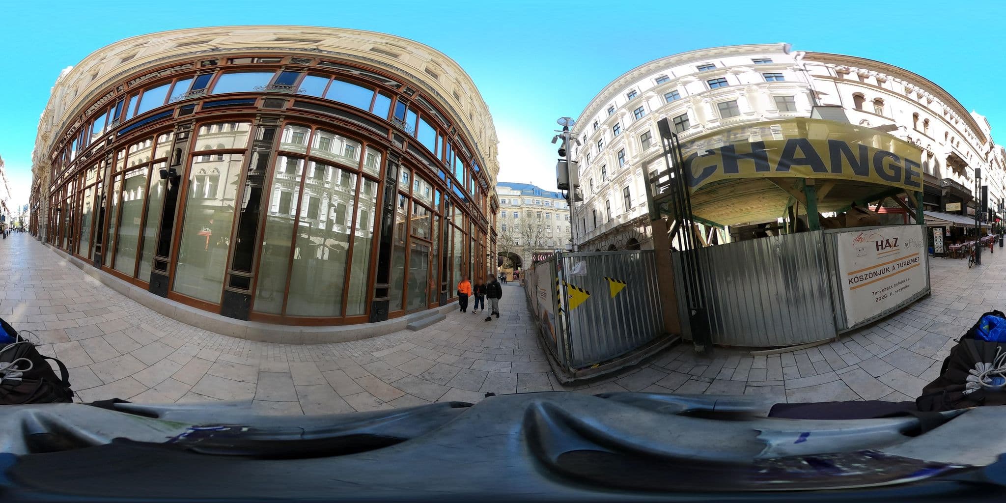 Street view near St. Regis, Budapest V. kerület — © grozsa11 (CC BY-SA · Mapillary)