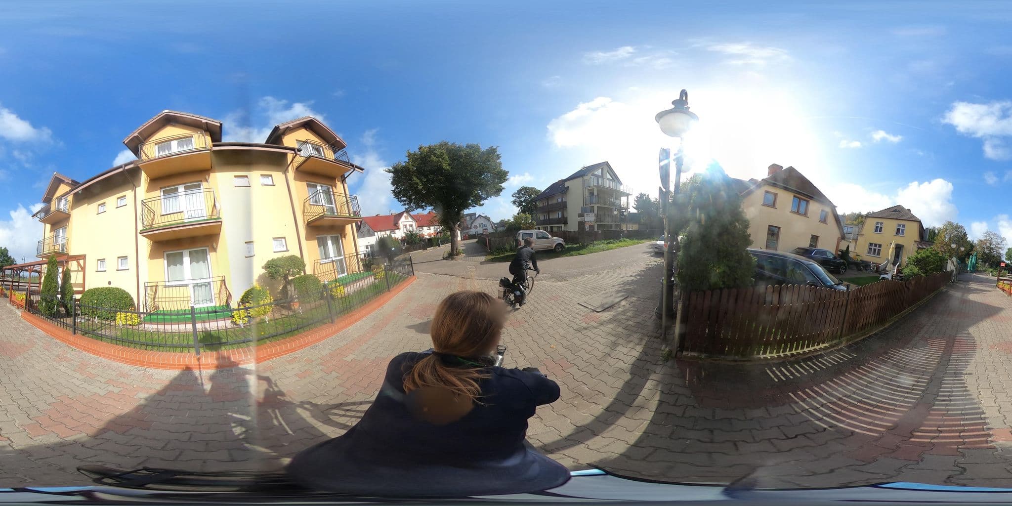 Street view near Dom Gościnny Żagiel, Pobierowo — © RowerowyRozboojnik (CC BY-SA · Mapillary)