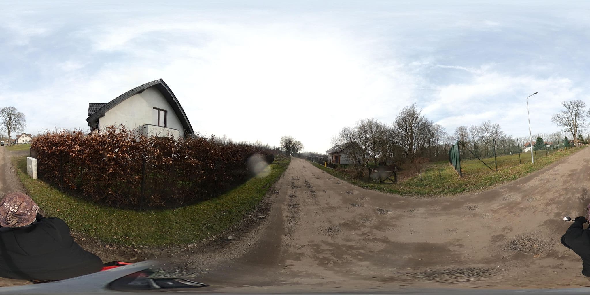 Street view near Izabela Gawryjołek Pensjonat Acqua Bianca - Kłodkowo, Trzebiatów — © masterofnoroad (CC BY-SA · Mapillary)