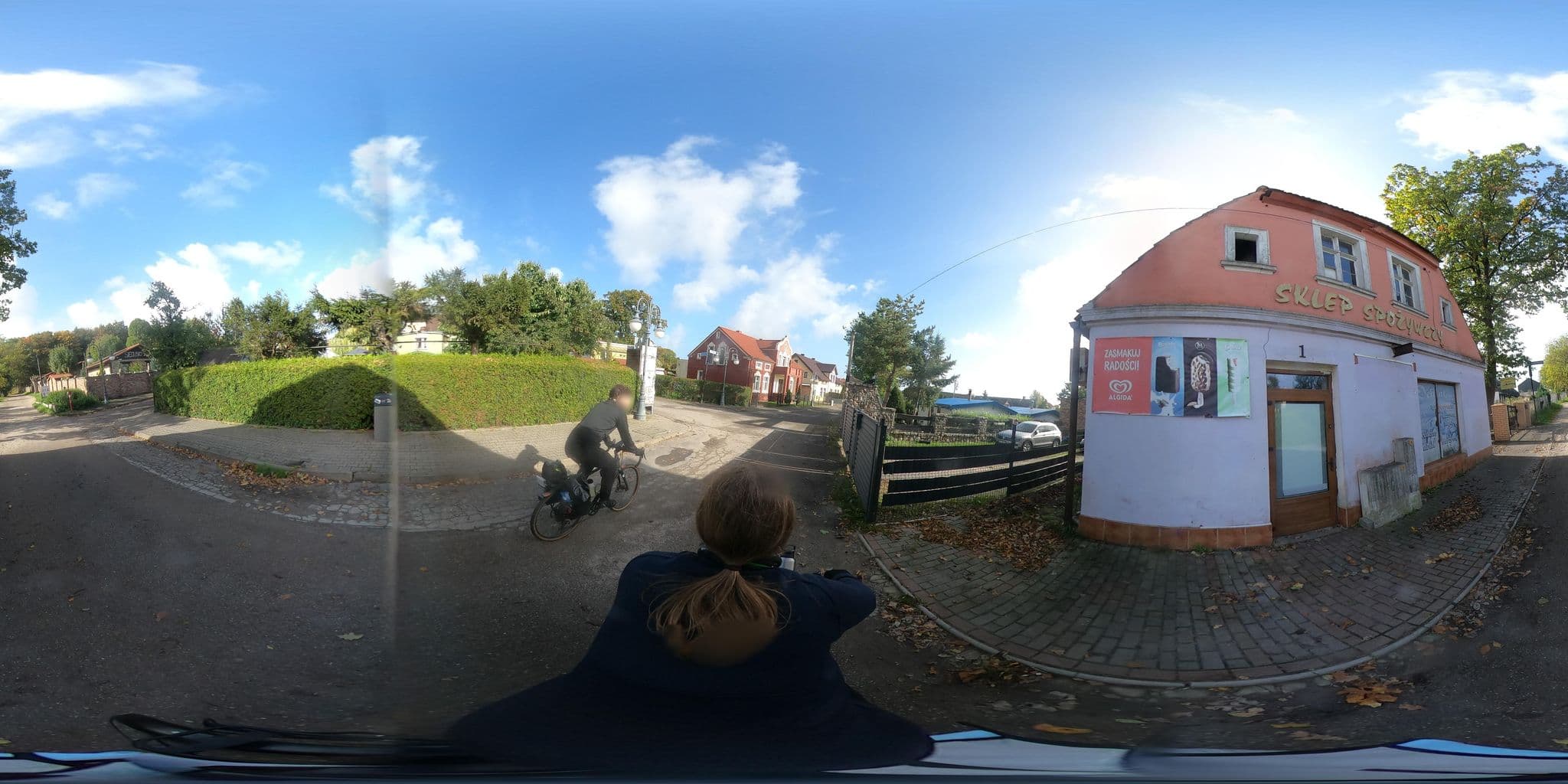 Street view near OW Gromada Niechorze, Pobierowo — © RowerowyRozboojnik (CC BY-SA · Mapillary)