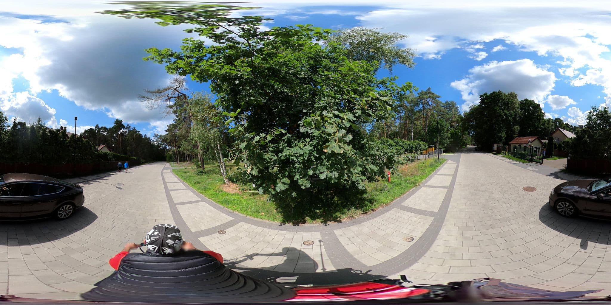 Street view near One-Bedroom Apartment in Pobierowo, Pobierowo — © masterofnoroad (CC BY-SA · Mapillary)
