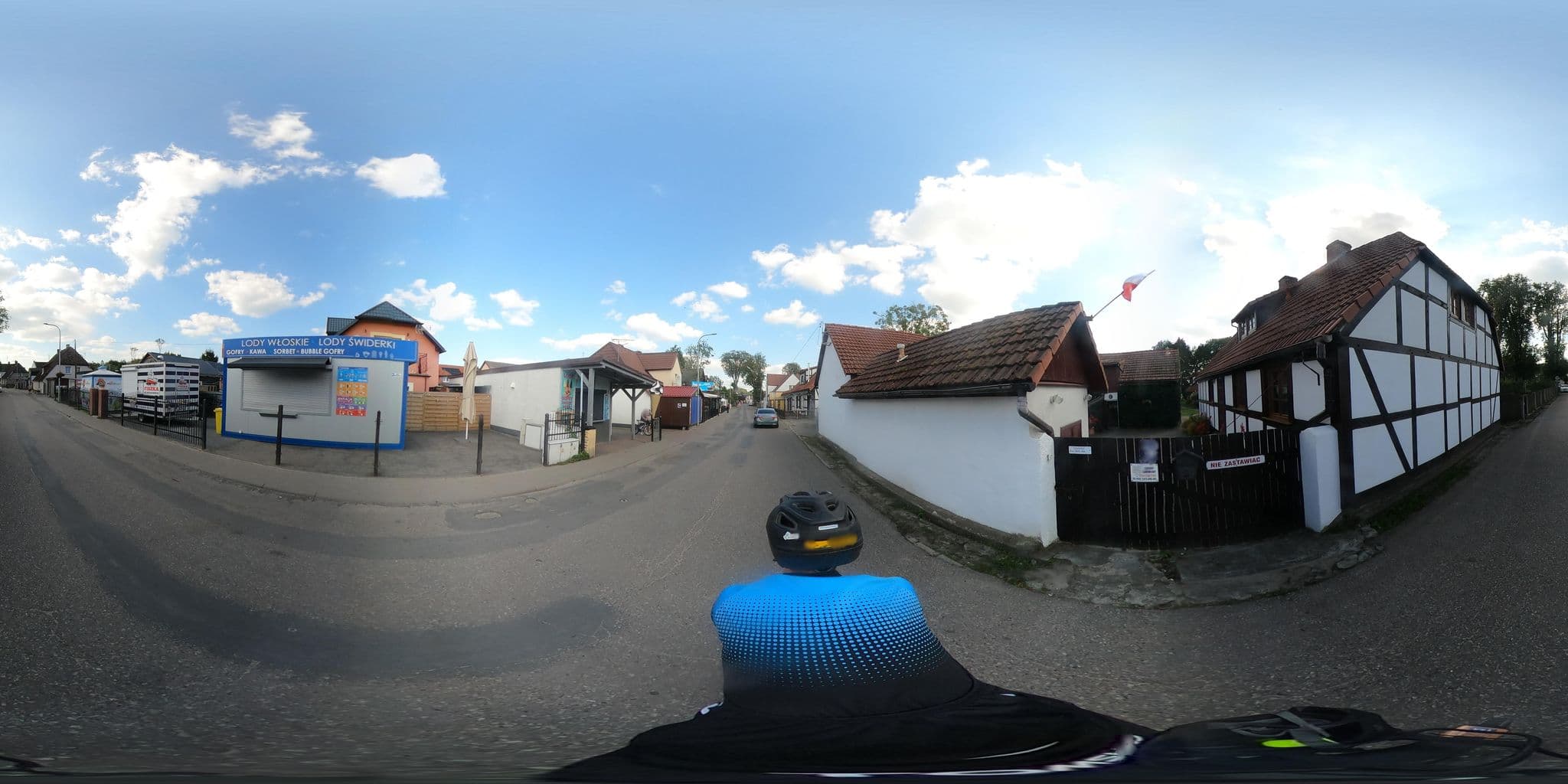 Street view near Wynajem Kwater Urszula Włodyka, Mielno — © RowerowyRozboojnik (CC BY-SA · Mapillary)