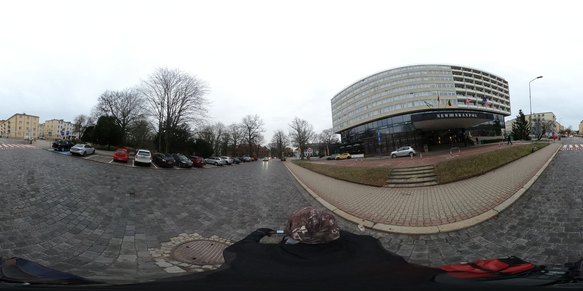 Street view near Scanpol Hotel, Kołobrzeg — © masterofnoroad (CC BY-SA · Mapillary)