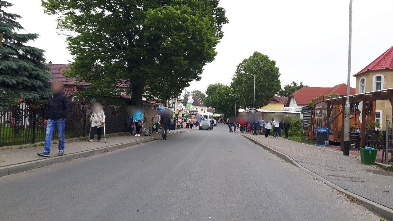 Street view near Anna Maria. Pensjonat, Mielno — © changchun1 (CC BY-SA · Mapillary)