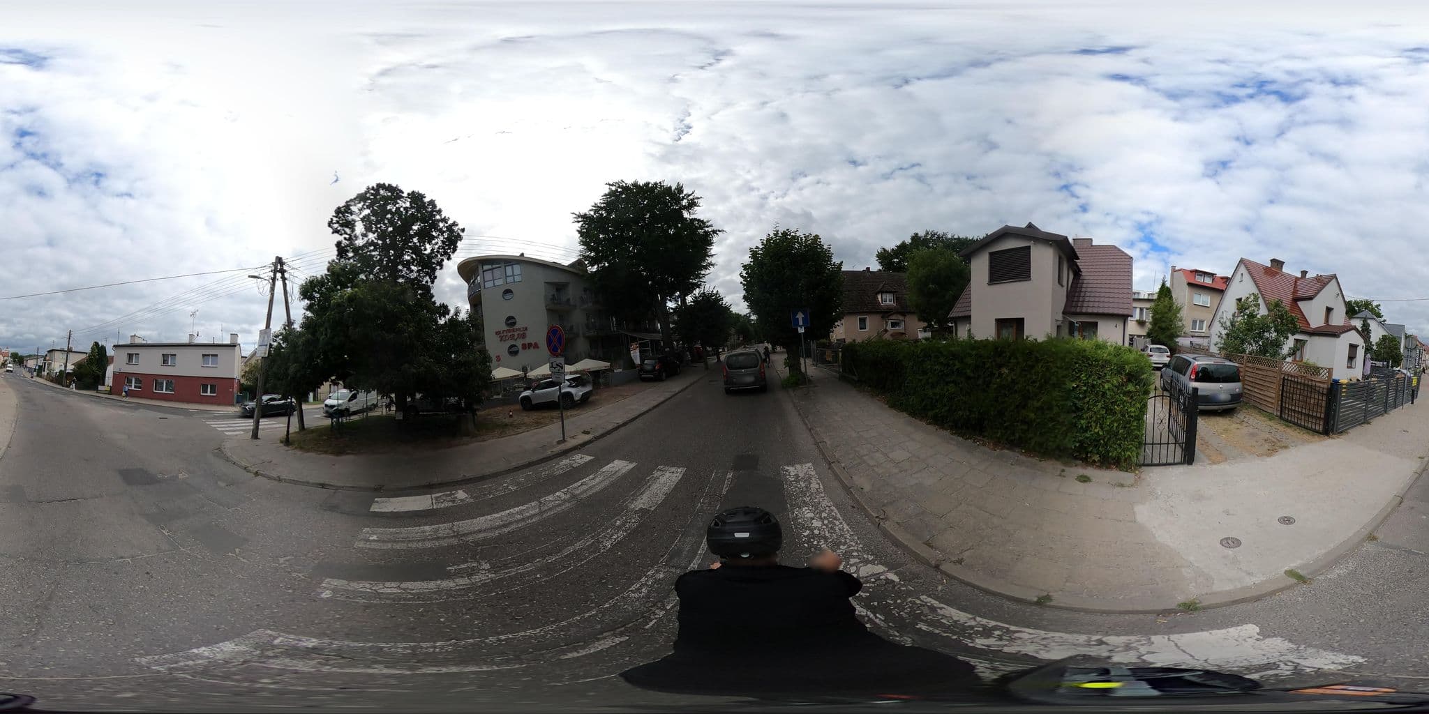 Street view near Korab, Międzyzdroje — © RowerowyRozboojnik (CC BY-SA · Mapillary)