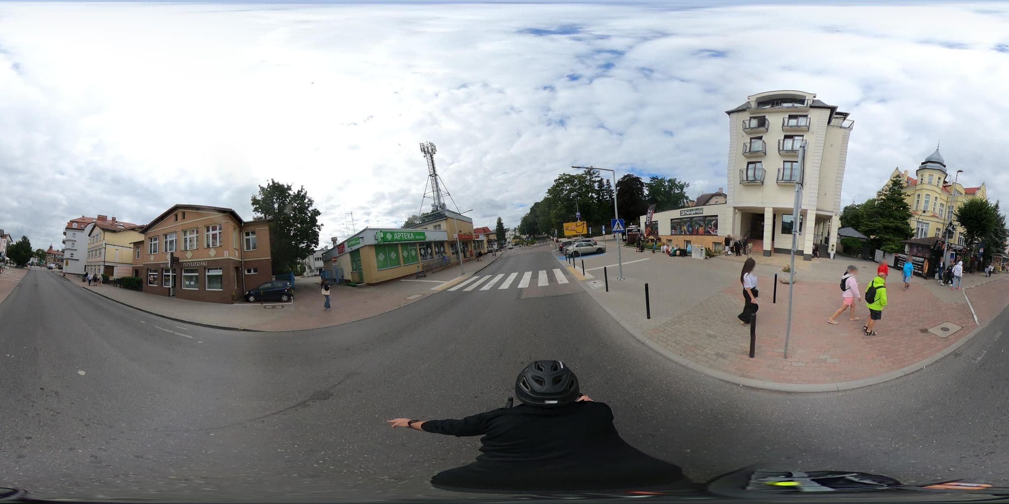 Street view near Villa Amadea, Międzyzdroje — © RowerowyRozboojnik (CC BY-SA · Mapillary)