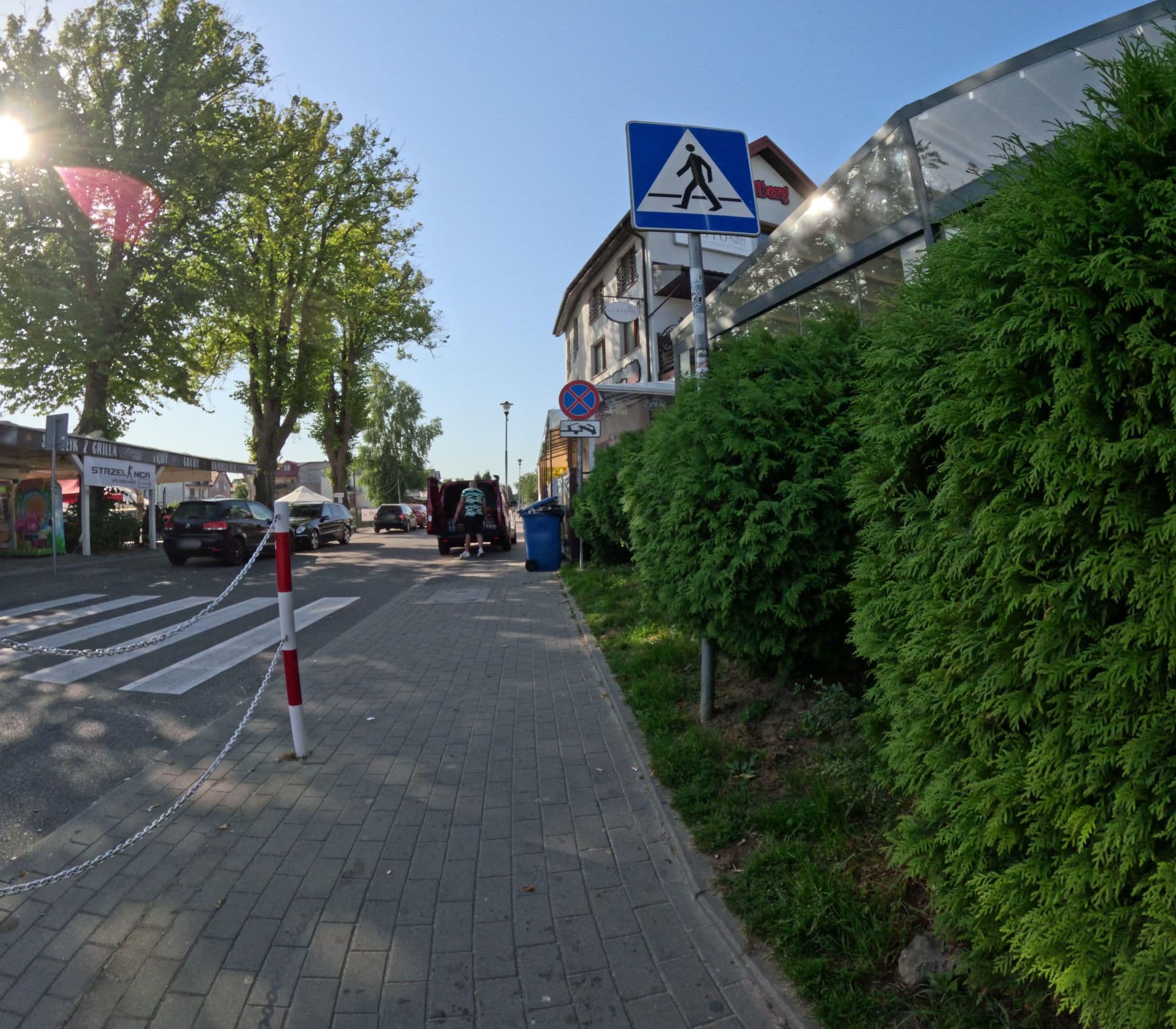 Street view near Zbyszko. Pokoje gościnne, Ustronie Morskie — © krzyk (CC BY-SA · Mapillary)