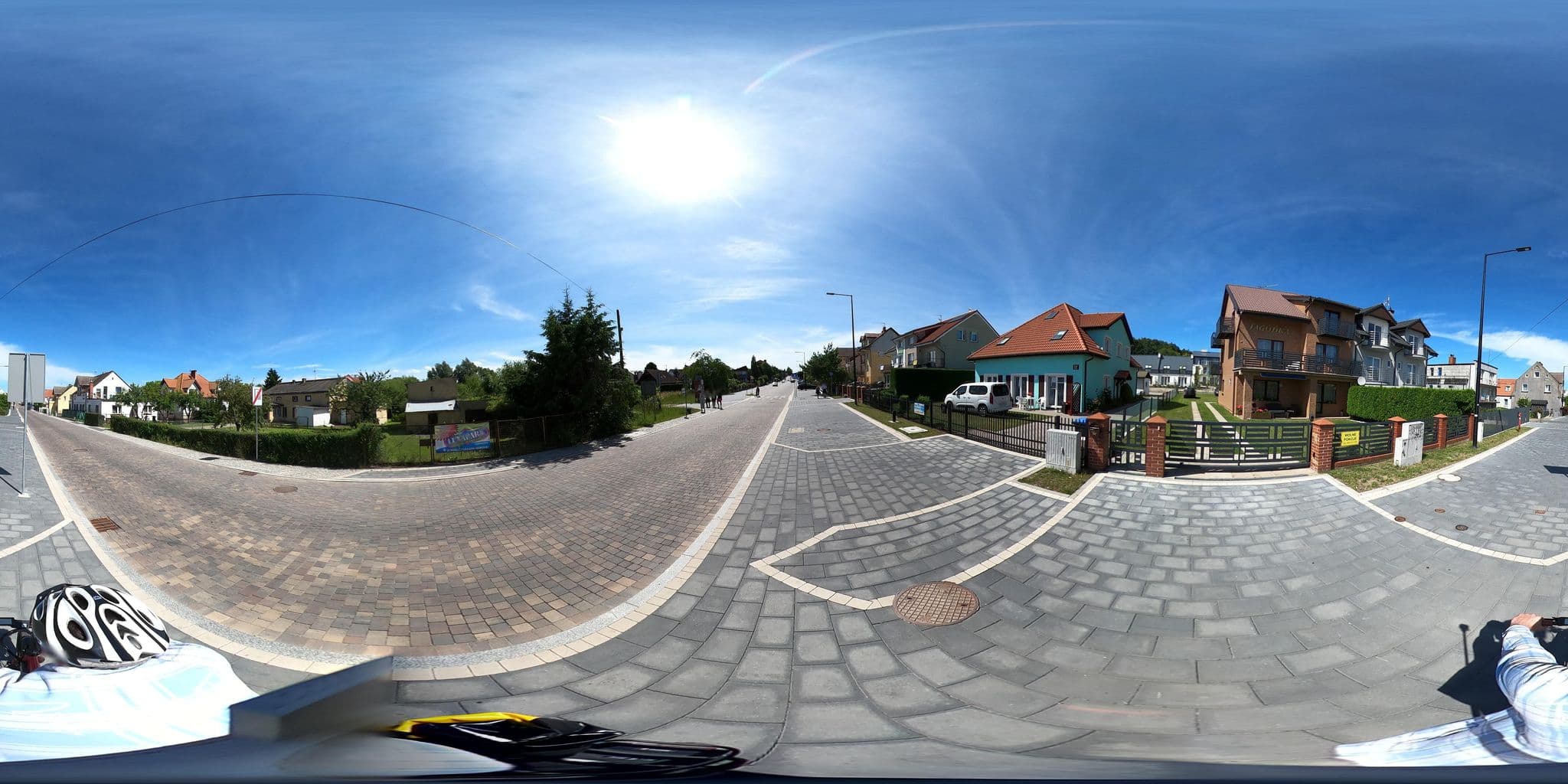 Street view near Willa Wik, Pobierowo — © Ameba (CC BY-SA · Mapillary)