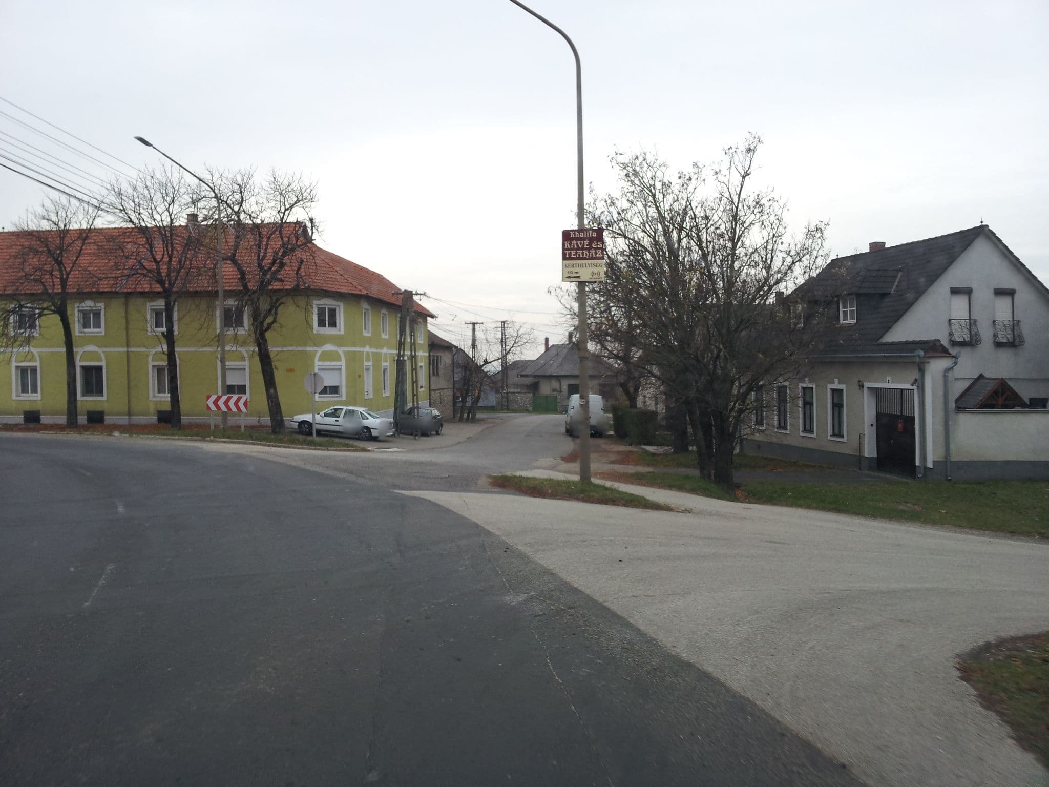 Street view near Khalifa Vendégház, Sümeg — © kolesajr (CC BY-SA · Mapillary)
