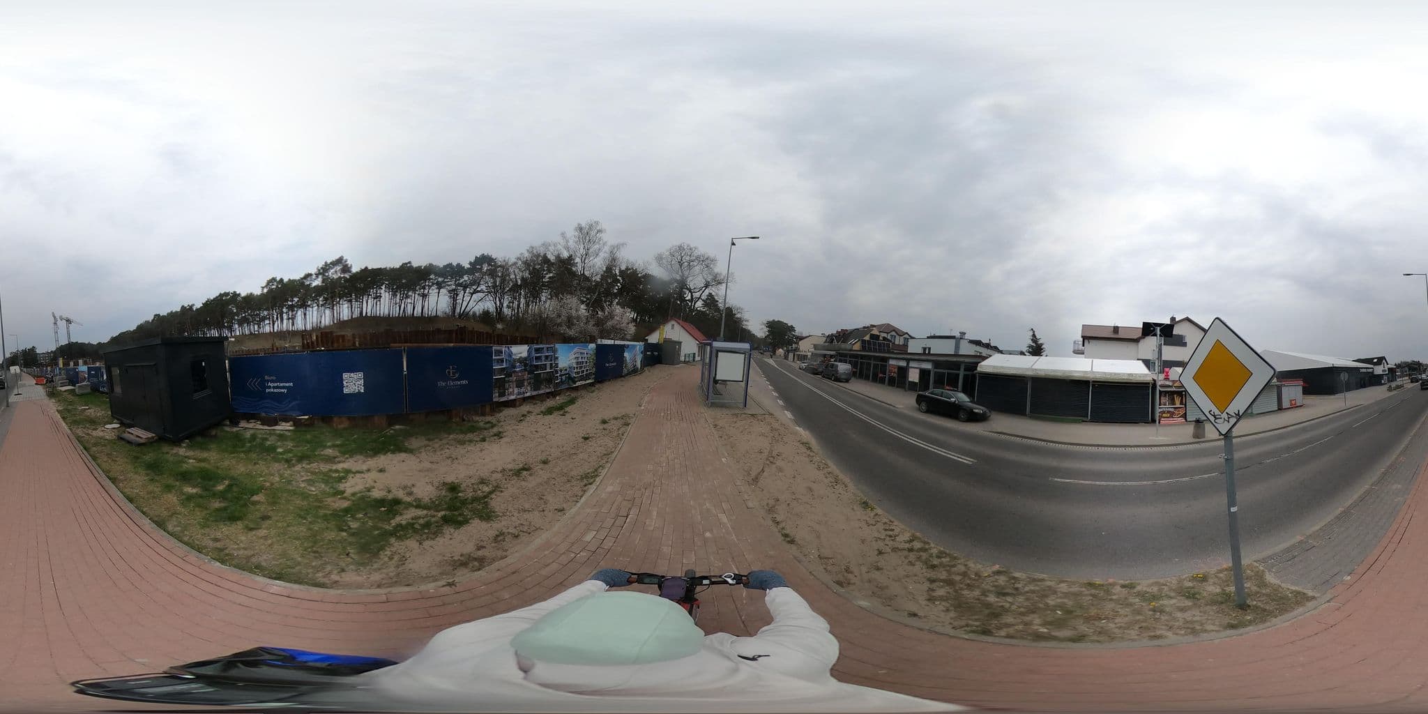 Street view near Borys Ewa. Wynajem kwater, Grzybowo — © Ameba (CC BY-SA · Mapillary)