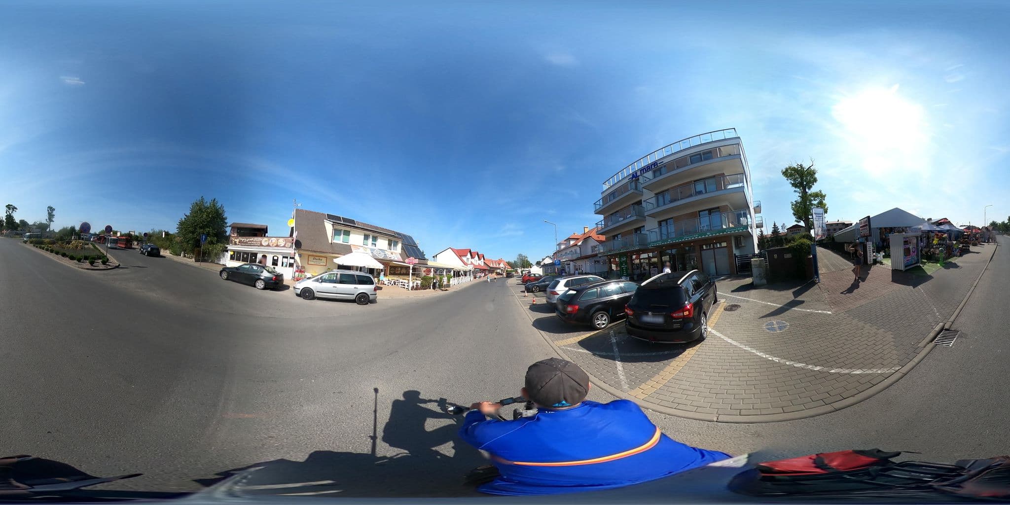 Street view near Adhara Hotel, Mielno — © masterofnoroad (CC BY-SA · Mapillary)