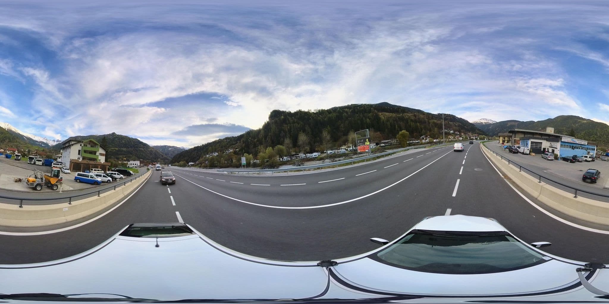 Street view near Austrian Motel Heiss, Prutz
