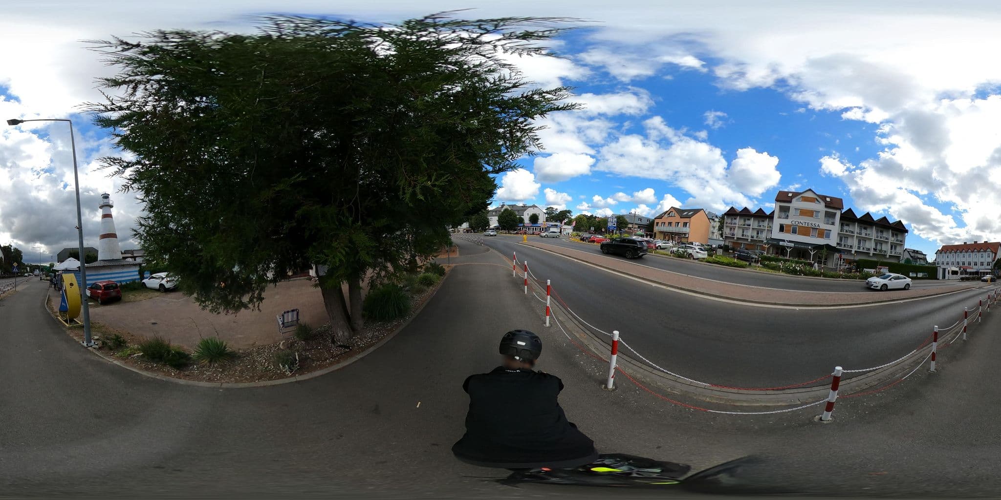 Street view near Nad Zalewem. Pokoje gościnne, Dziwnów — © RowerowyRozboojnik (CC BY-SA · Mapillary)