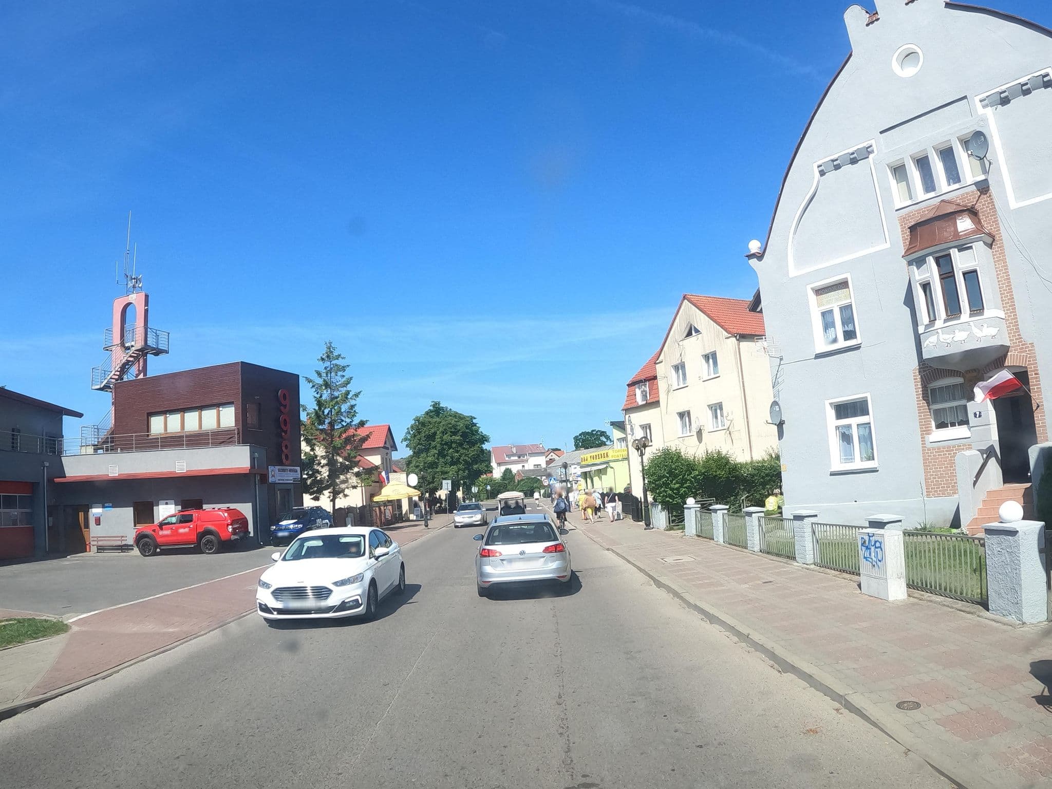 Street view near Blicharz Janina. Wynajem pokoi, Cerkwica — © masterofnoroad (CC BY-SA · Mapillary)