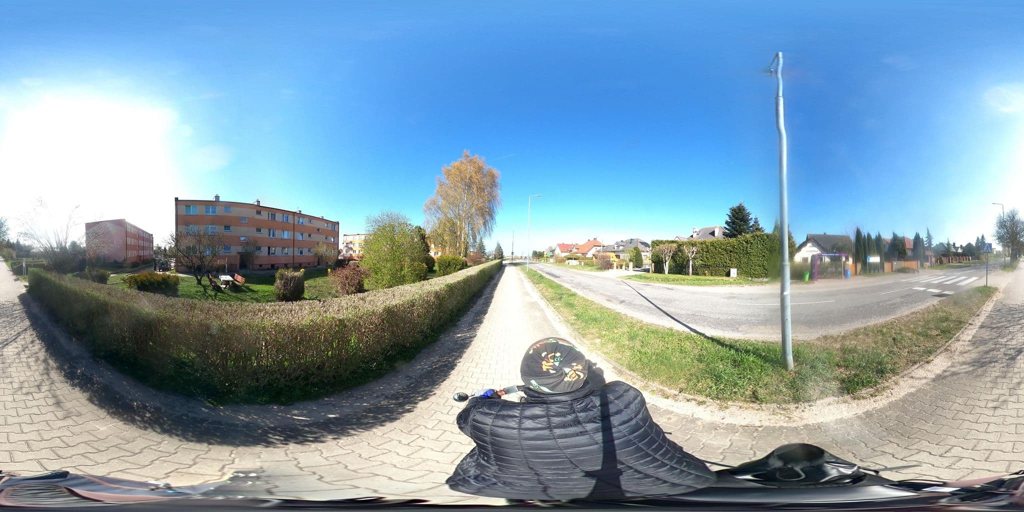 Street view near Turkus Apartament, Kołobrzeg — © masterofnoroad (CC BY-SA · Mapillary)