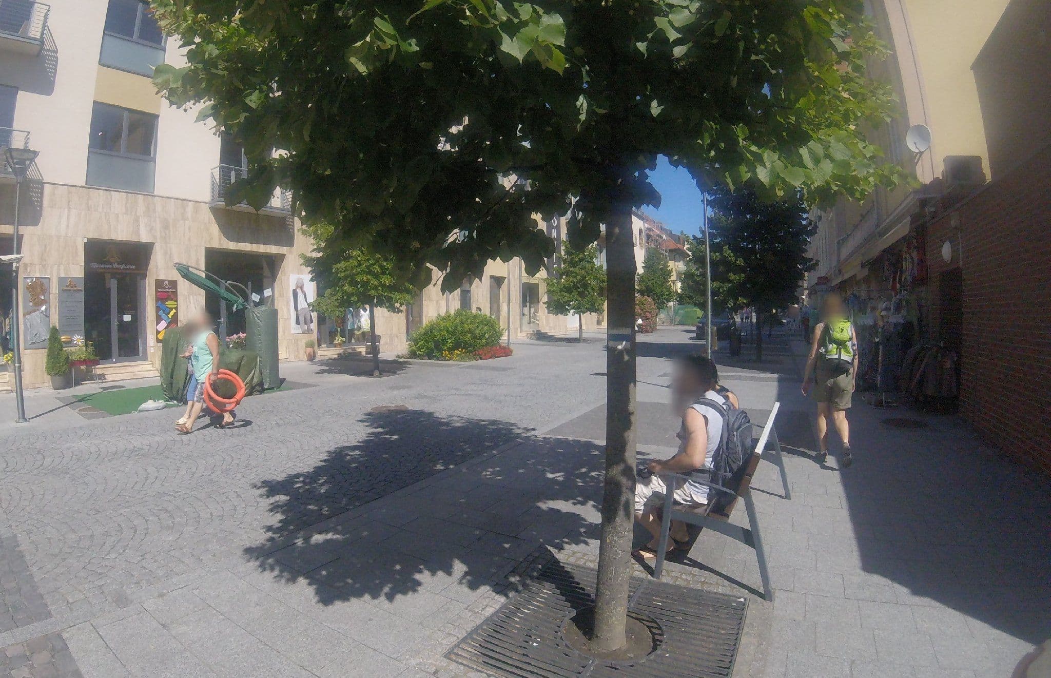 Street view near Bonvital Wellness & Gastro Hotel Hévíz, Hévíz — © utvonalfelmeresek (CC BY-SA · Mapillary)