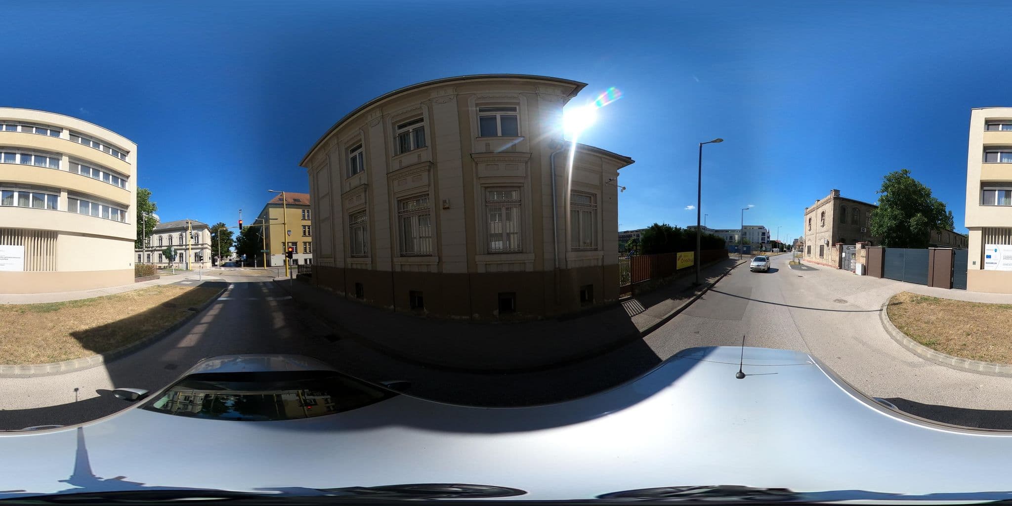 Street view near Kossuth Lajos szk Leány kollégiuma, Győr — © vst (CC BY-SA · Mapillary)
