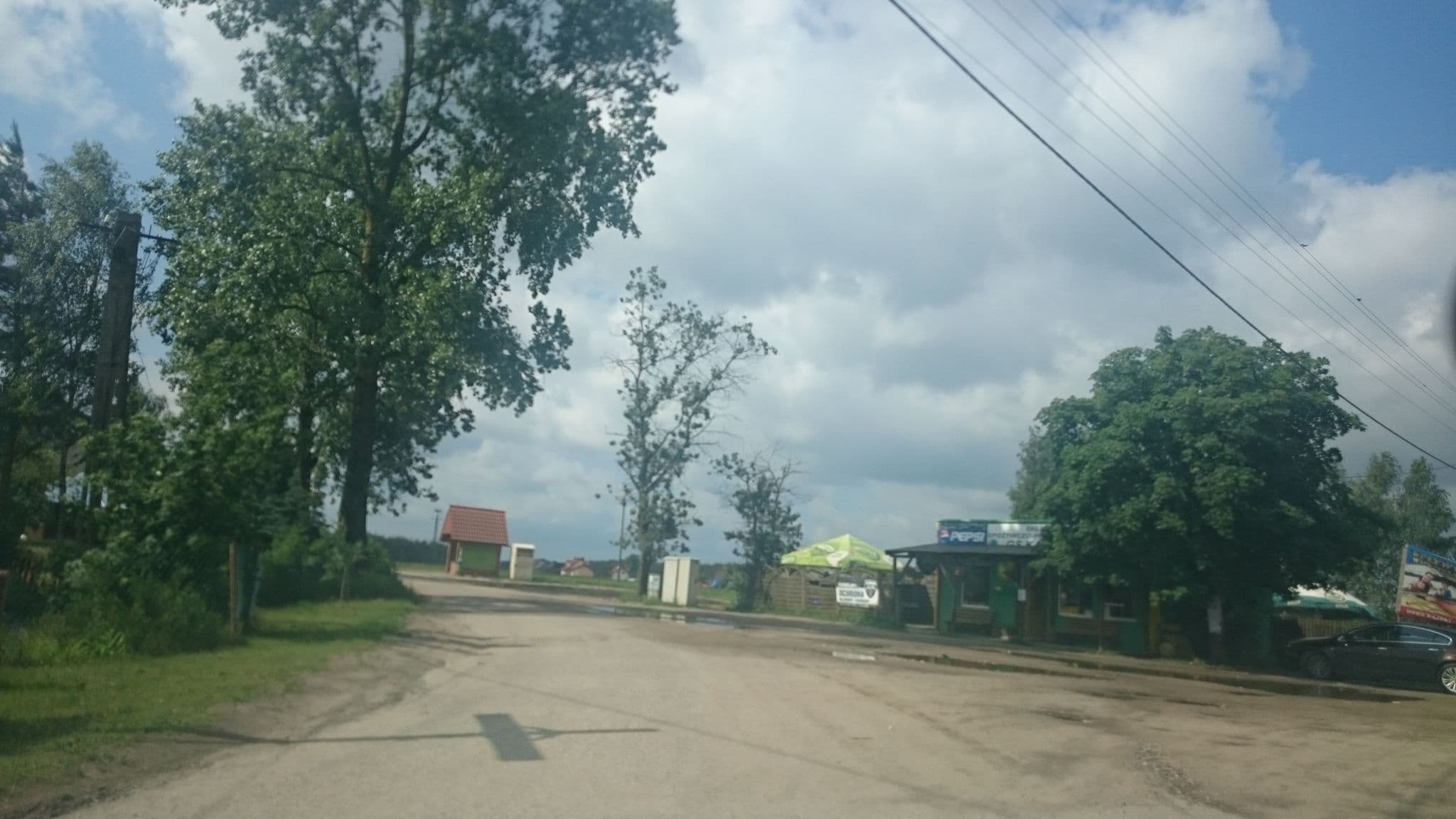 Street view near Kaszubski Zakątek, Karsin — © grazkami (CC BY-SA · Mapillary)