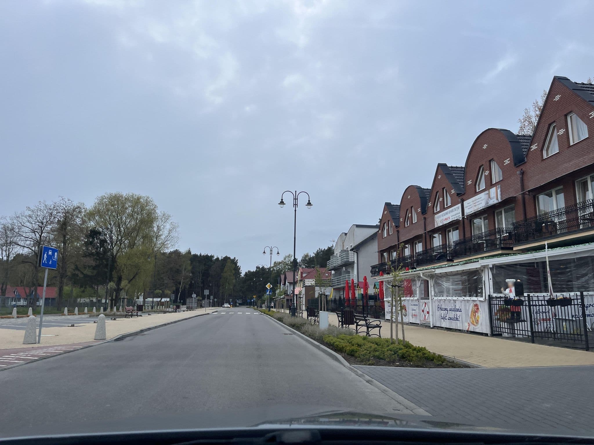 Street view near "Arriba" Pensjonat Wioletta Woźnowska Leszek Drąg, Łeba — © ptks (CC BY-SA · Mapillary)