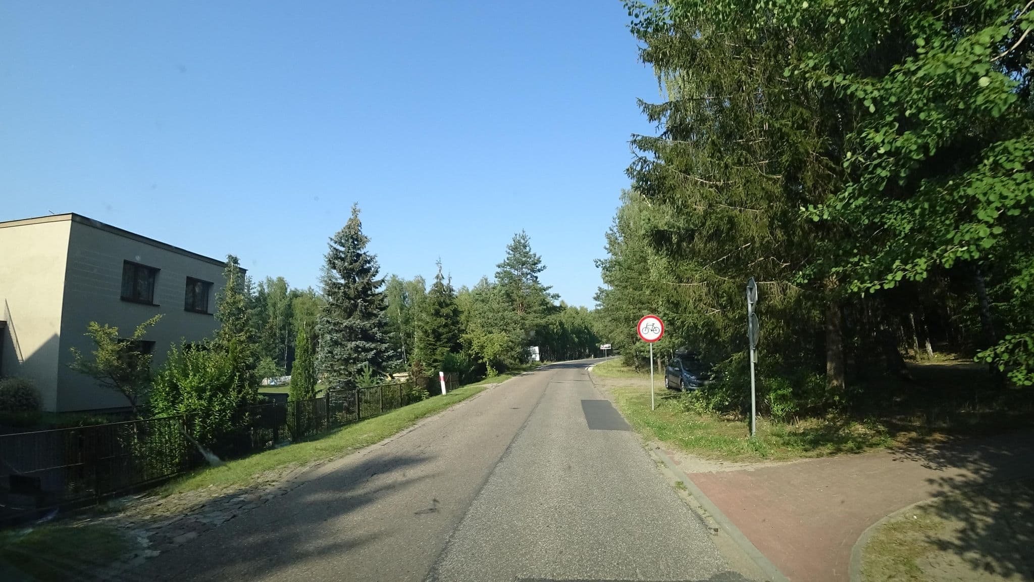 Street view near Gospodarstwo Gościnne Brzozowe Zacisze, Brusy — © flohoff (CC BY-SA · Mapillary)
