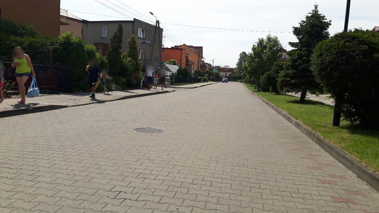 Street view near Sierant Jan. Pensjonat, Łeba — © changchun1 (CC BY-SA · Mapillary)