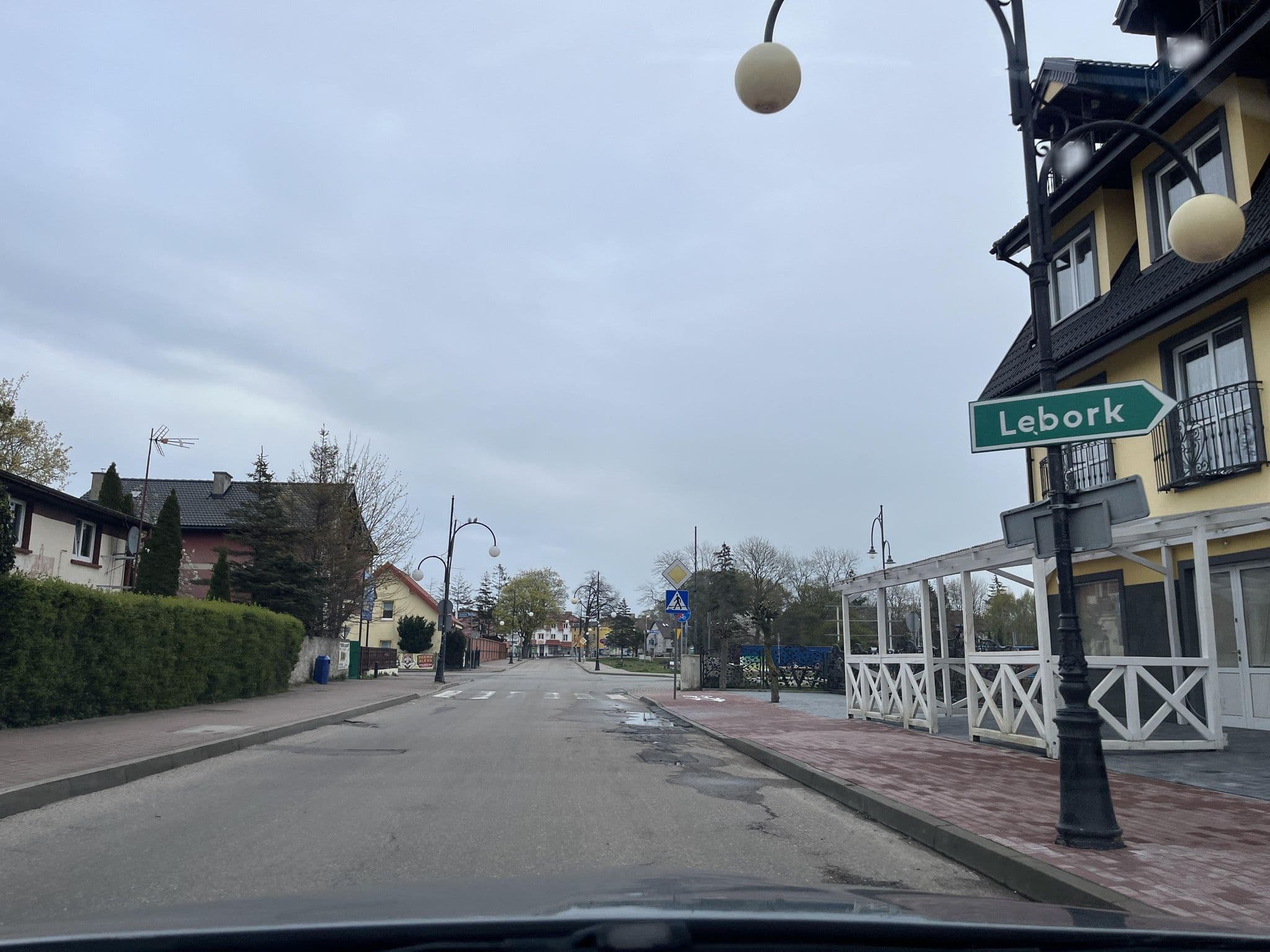 Street view near "Jana" Janina Kondratowicz Pokoje Gościnne, Łeba — © ptks (CC BY-SA · Mapillary)