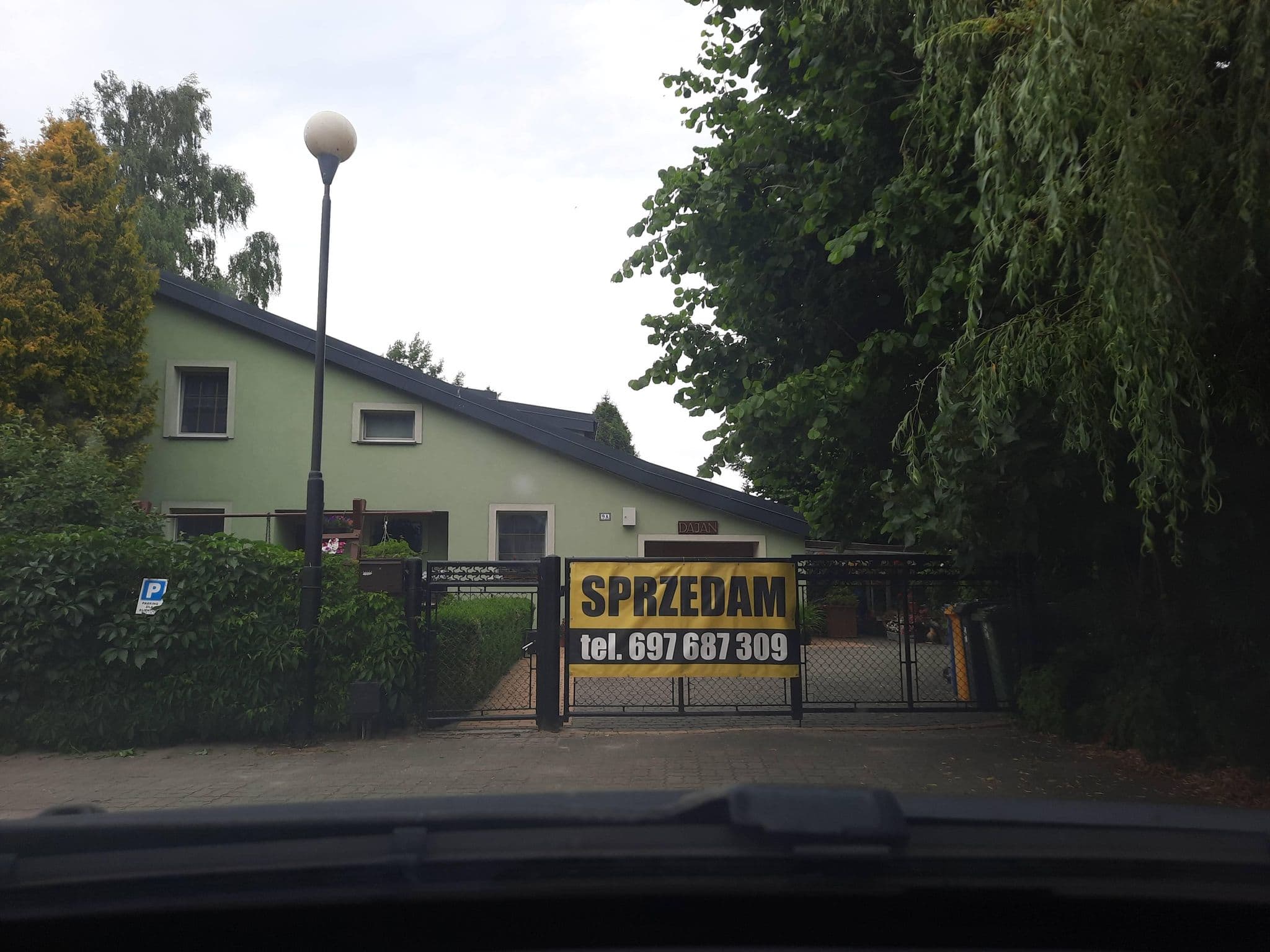 Street view near Dajan. Pokoje gościnne. Kużel D., Łeba — © ondrejlopatka (CC BY-SA · Mapillary)