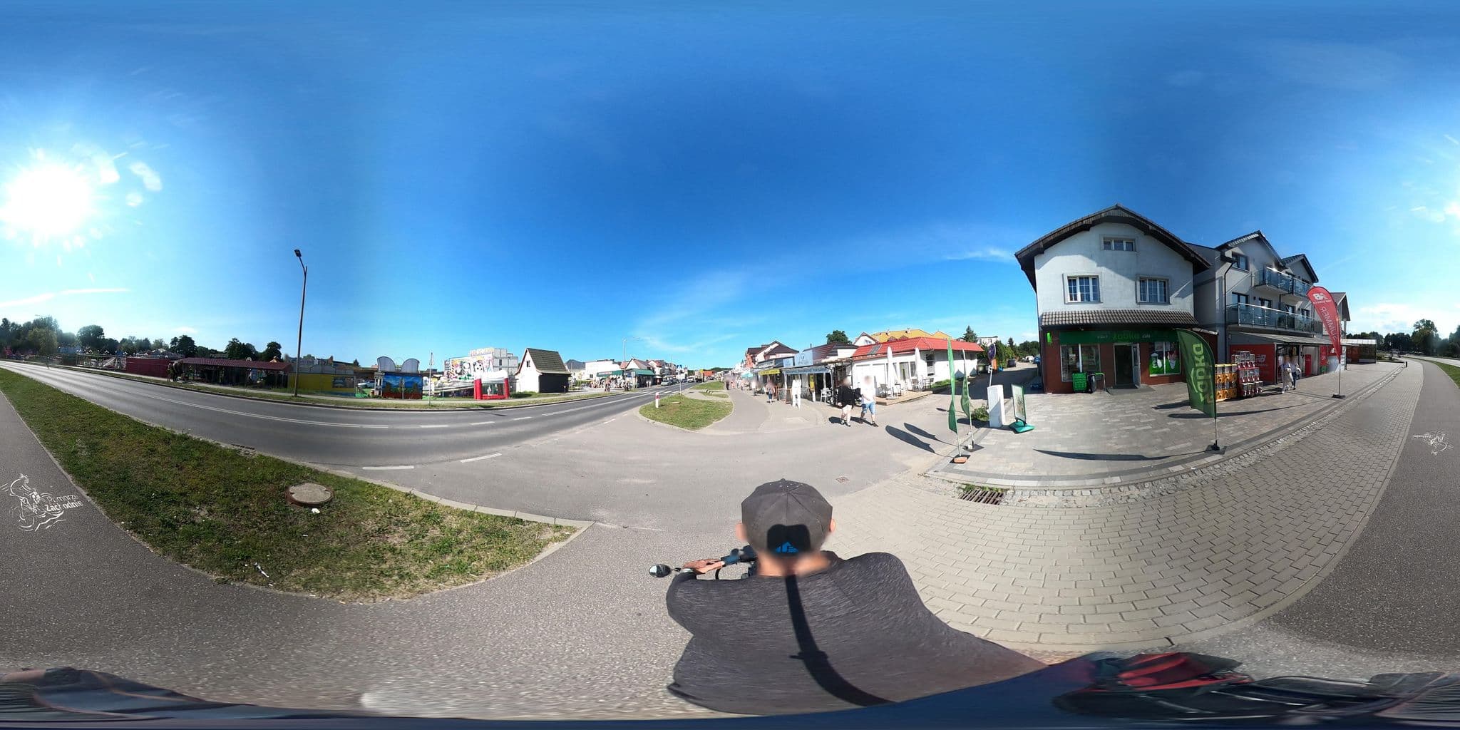 Street view near Pensjonat Bursztyn, Darłówko — © masterofnoroad (CC BY-SA · Mapillary)