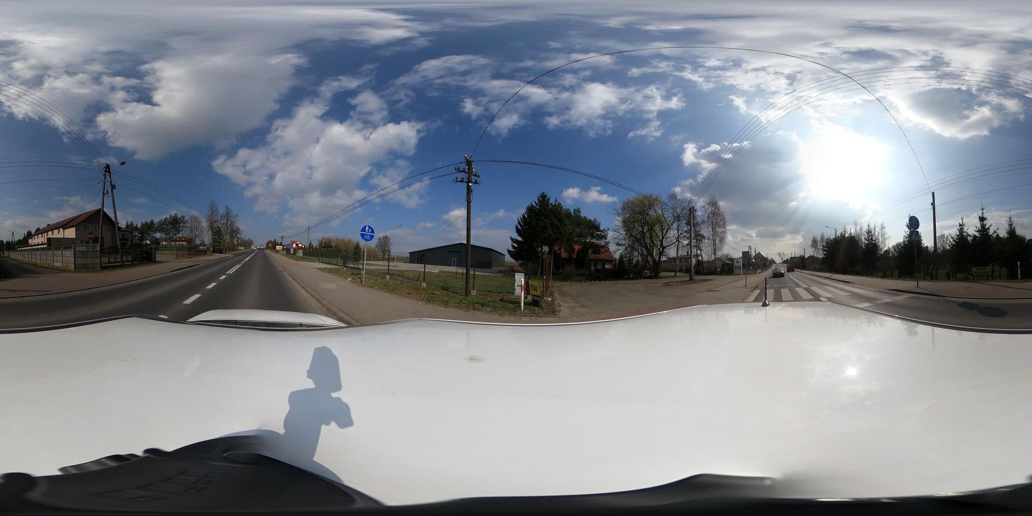 Street view near Nad Wartą. Hotel. Restauracja, noclegi. Krajewscy T.Z., Uniejów — © StillerATEM (CC BY-SA · Mapillary)