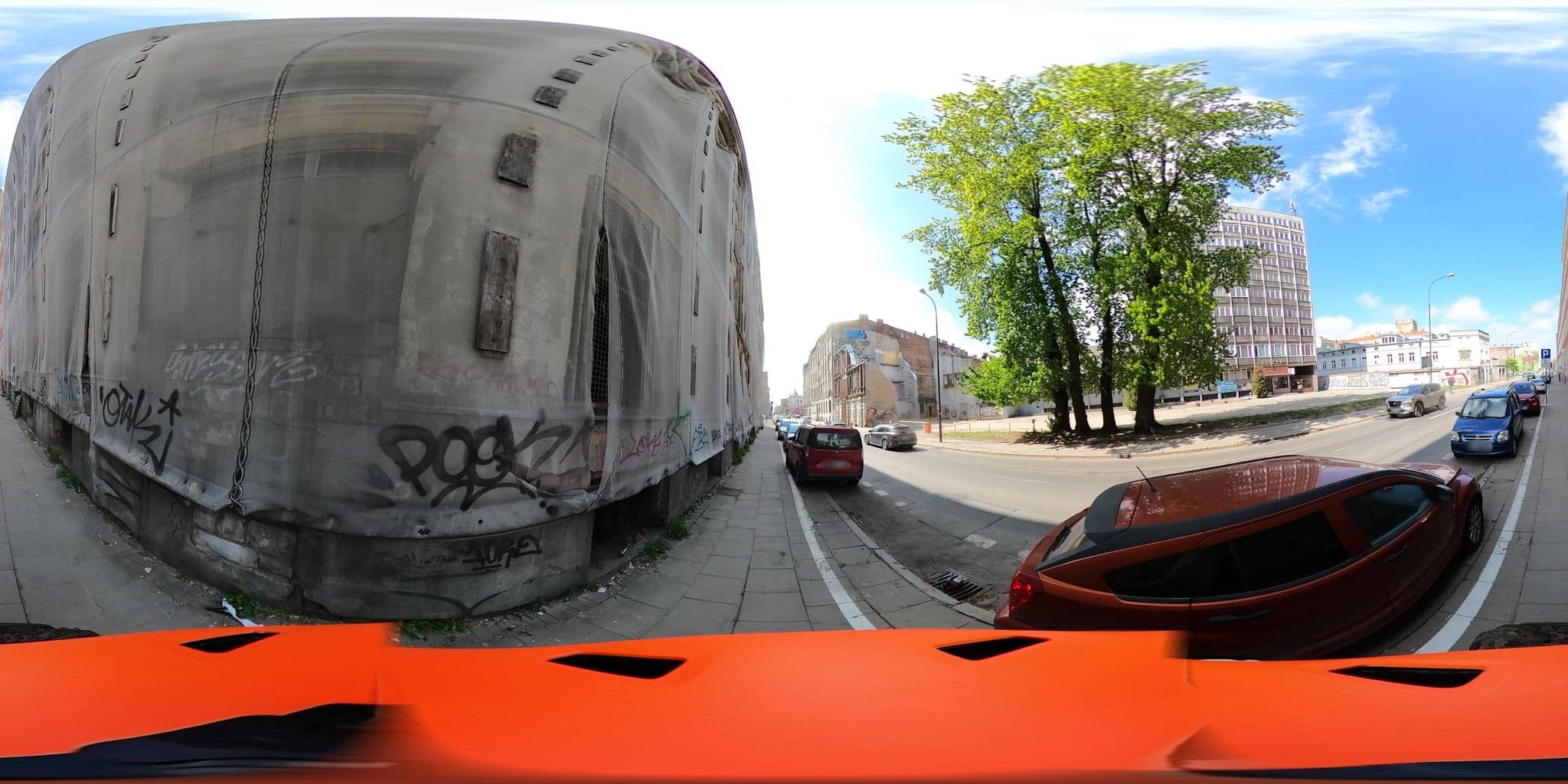 Street view near Przedsiębiorstwo Turystyczne Cenaro Tur Sp. z o.o., Łódź — © inwazjamb (CC BY-SA · Mapillary)