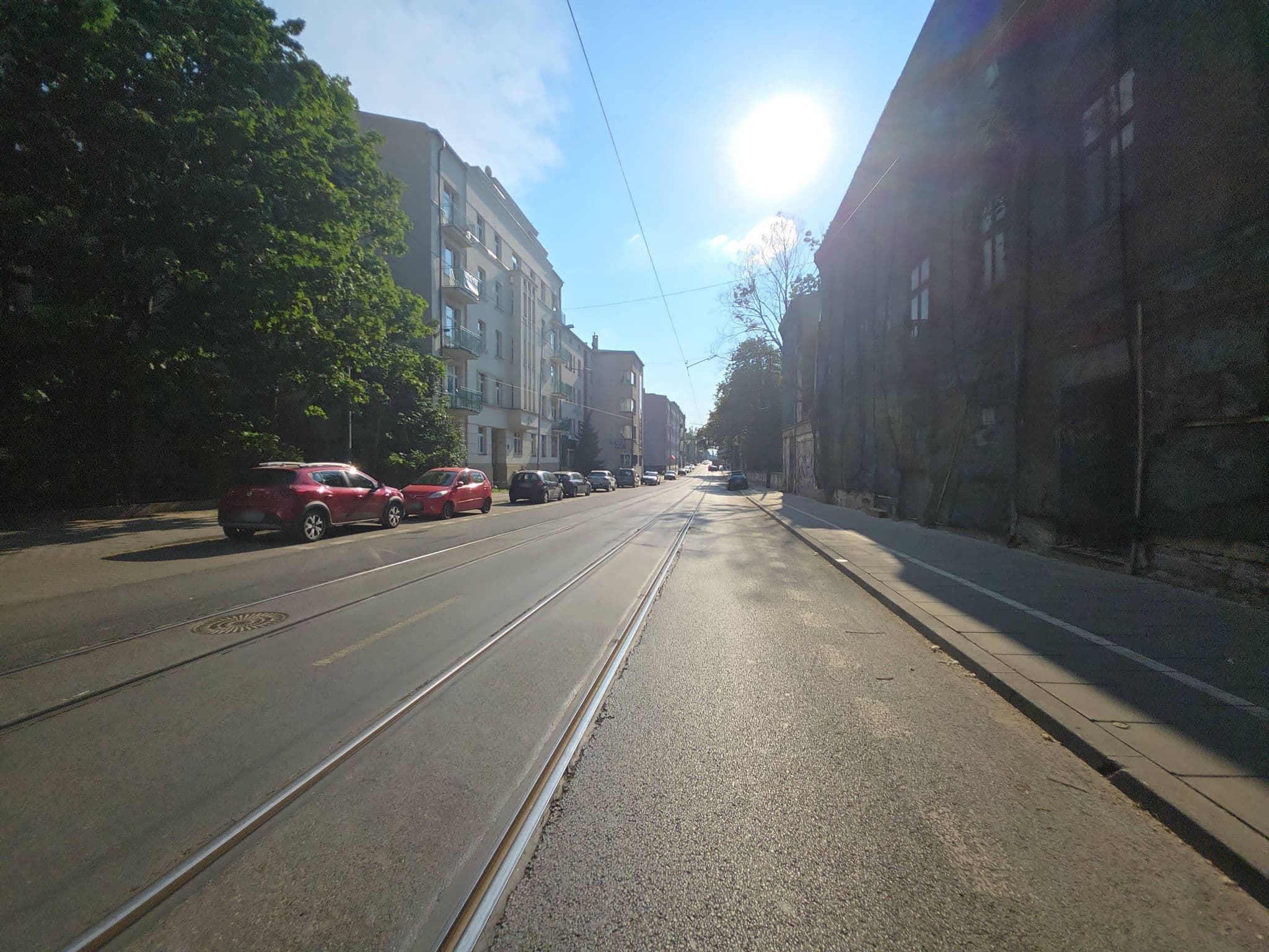 Street view near B&B Pod Wiewiórą. Noclegi, spanie, Łódź — © Rowerowa_Lodz (CC BY-SA · Mapillary)