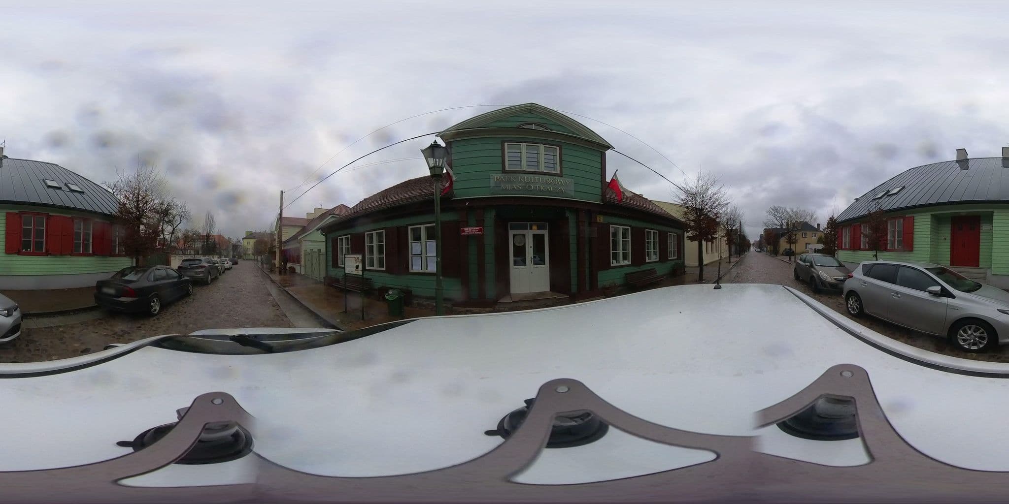 Street view near Hostel FOLKier, Zgierz — © TomaszECSLodz (CC BY-SA · Mapillary)