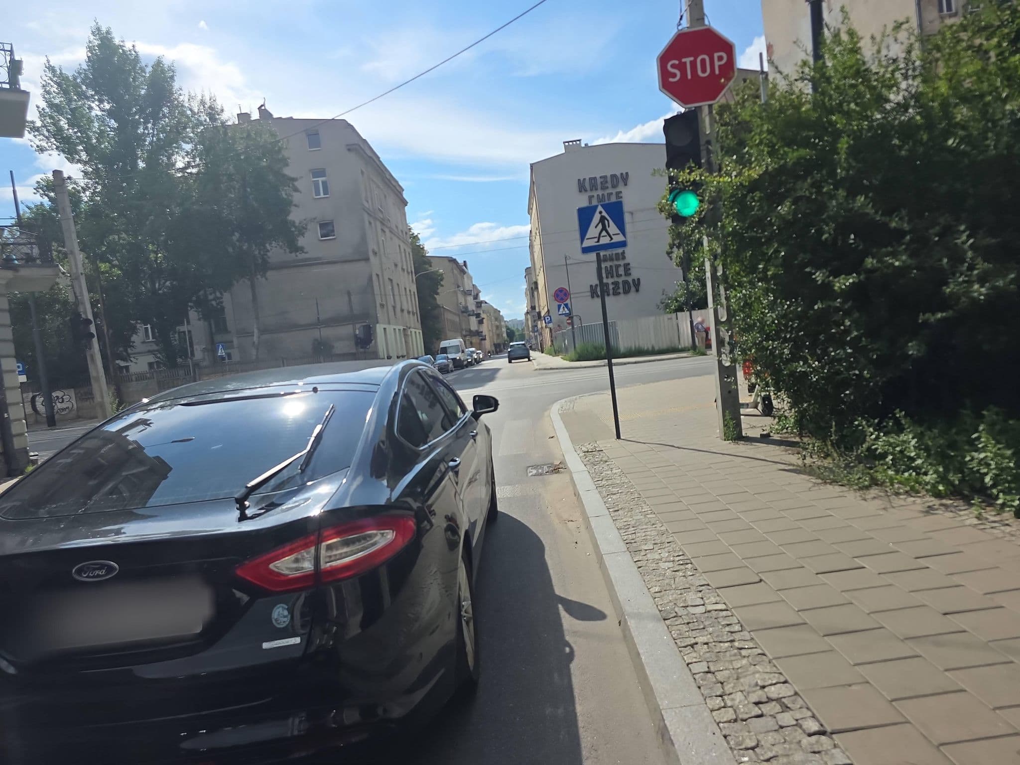 Street view near Poltourist s.c., Łódź — © Rowerowa_Lodz (CC BY-SA · Mapillary)