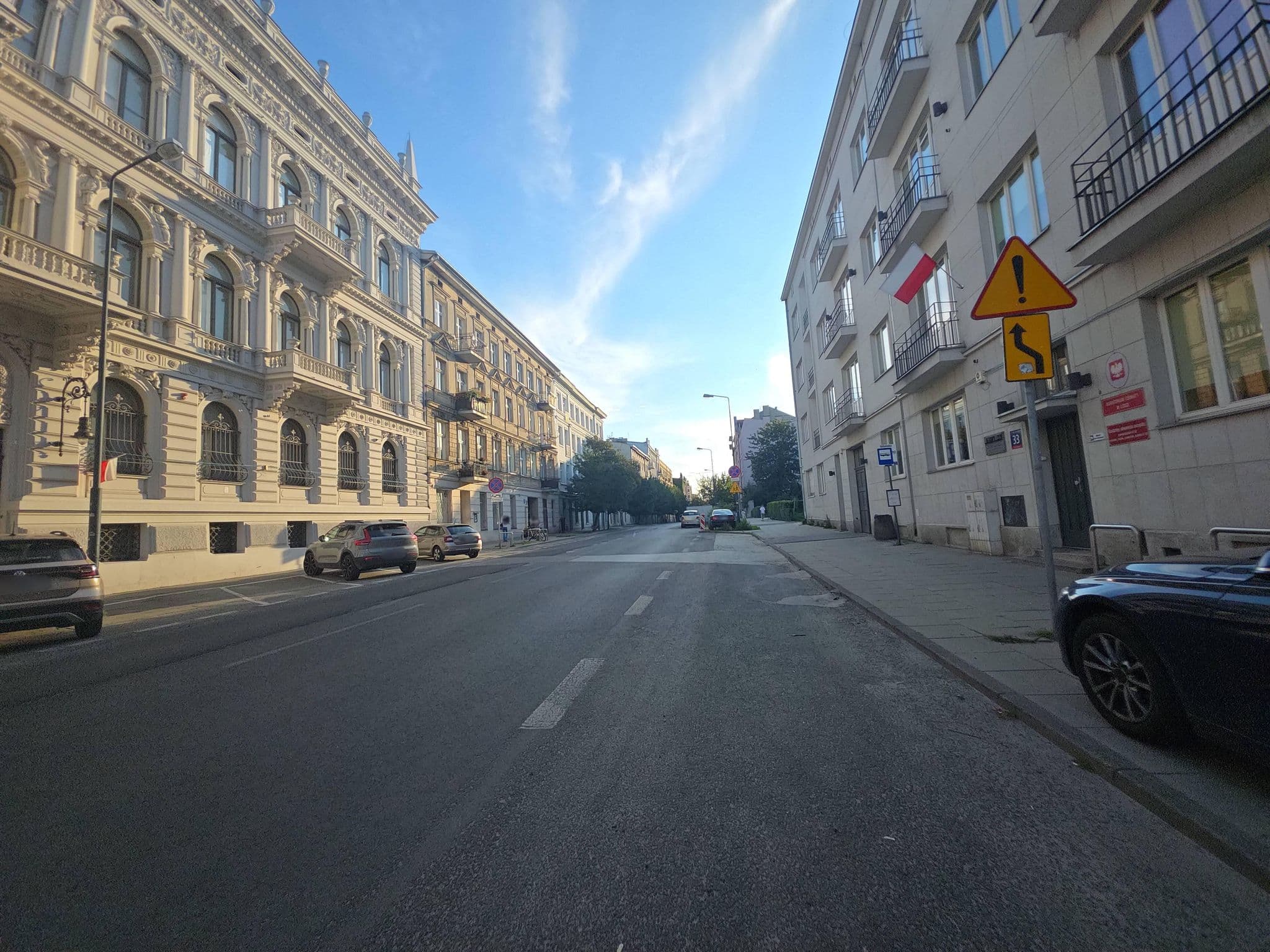 Street view near Apartament Centrum Więckowskiego, Łódź — © Rowerowa_Lodz (CC BY-SA · Mapillary)