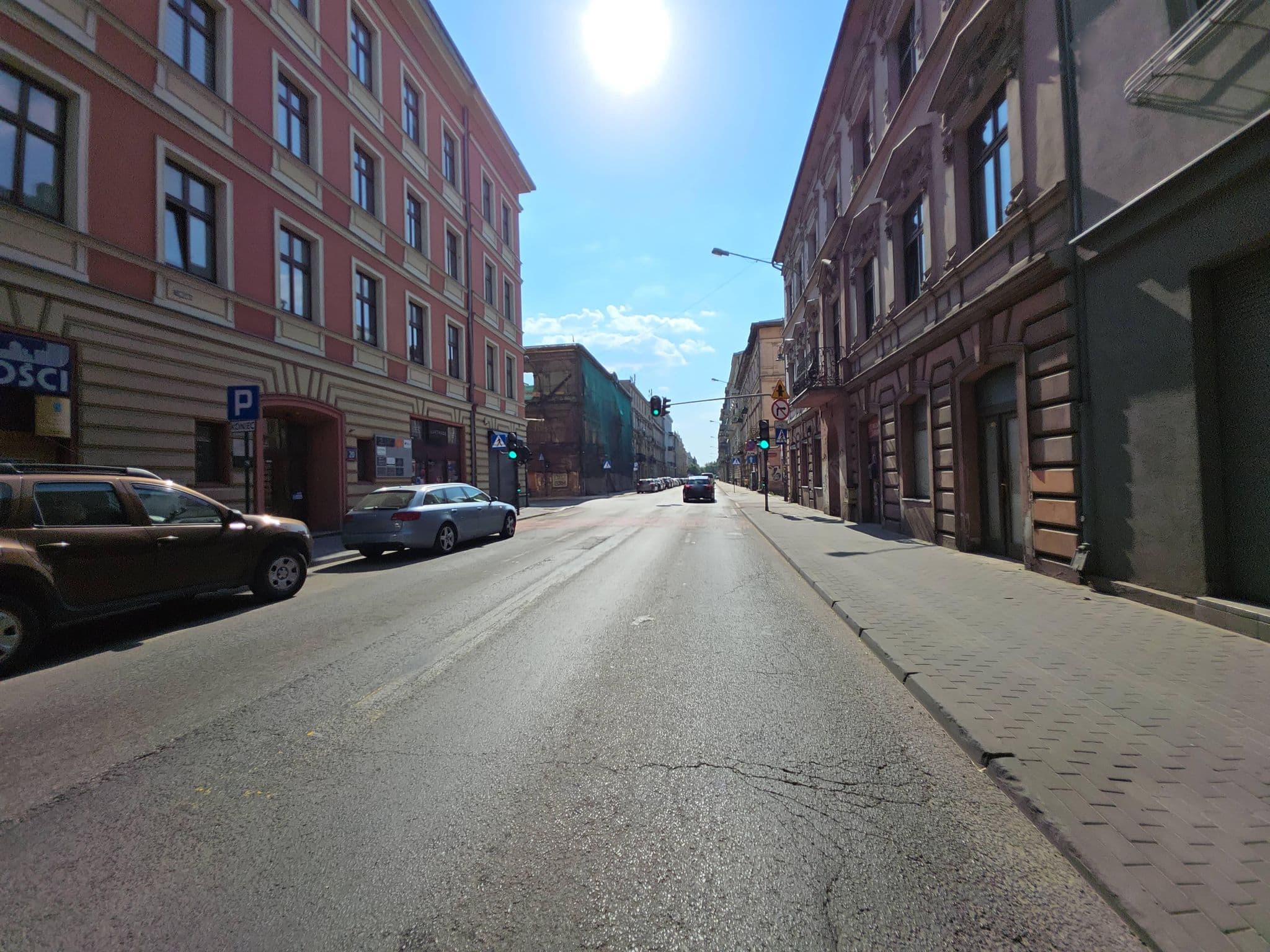 Street view near Przy Teatrze, Łódź — © Rowerowa_Lodz (CC BY-SA · Mapillary)