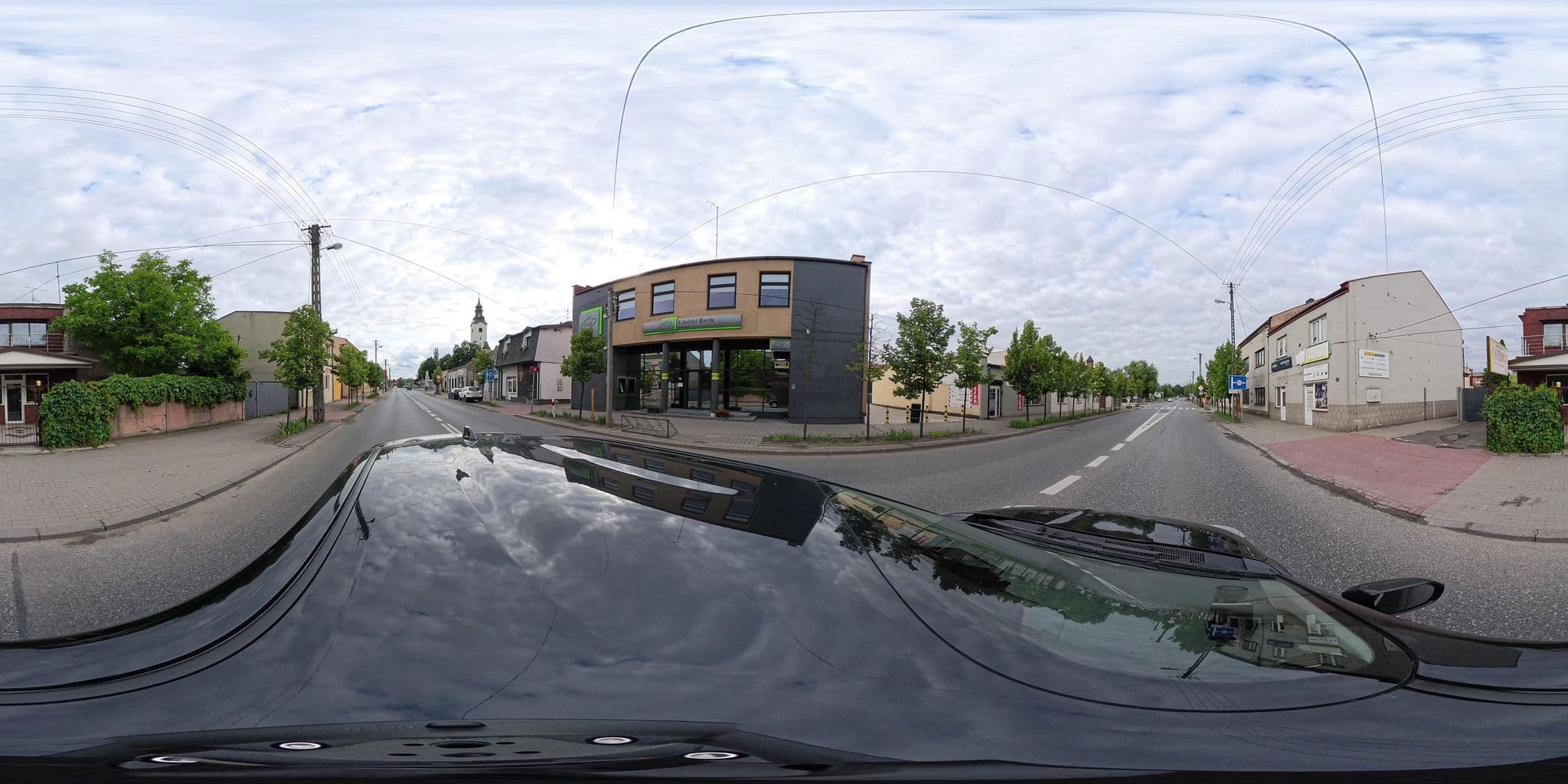 Street view near Dobieszków. Hotel. Ośrodek konferencyjny, Stryków — © Telcast4 (CC BY-SA · Mapillary)
