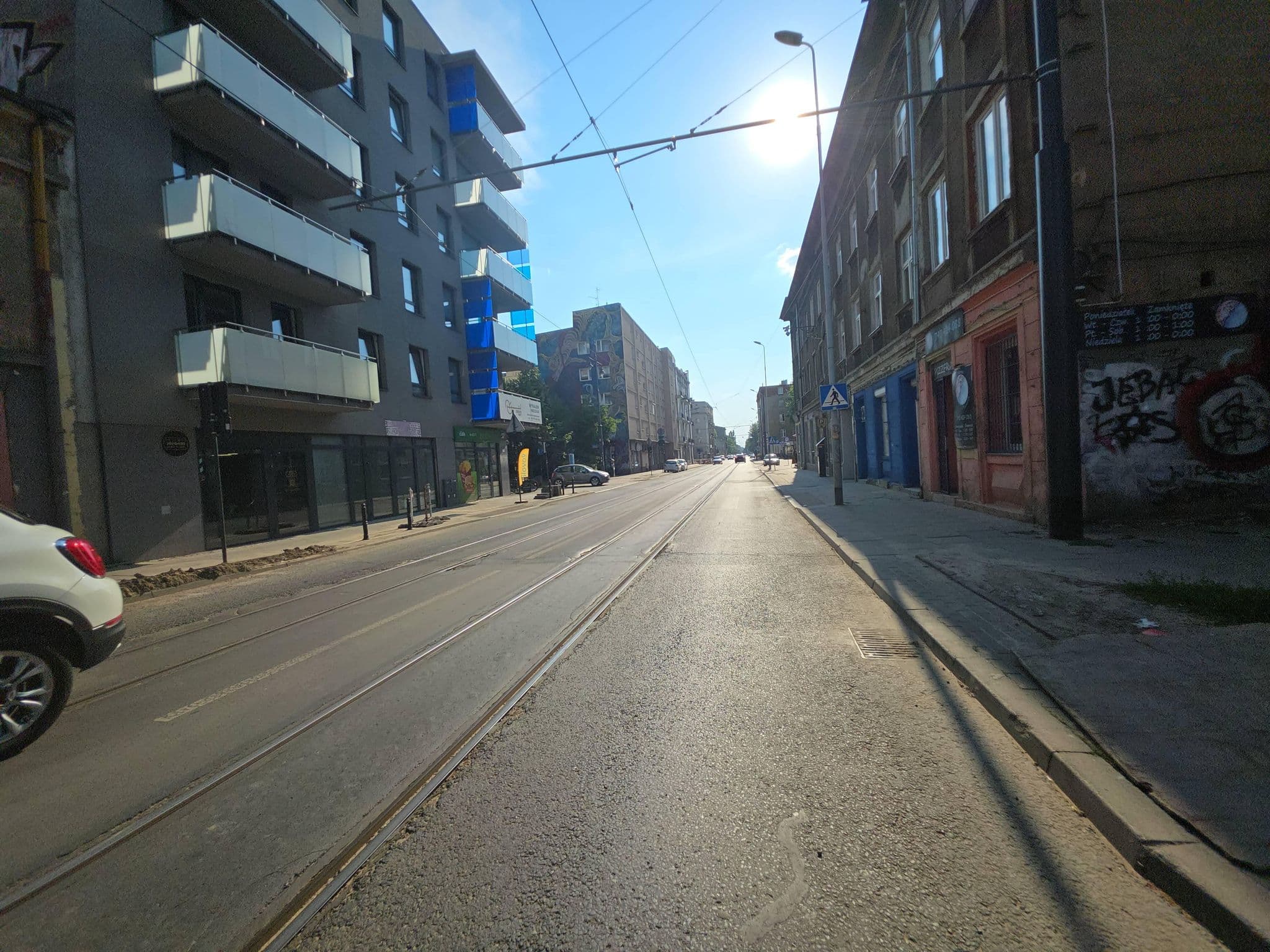 Street view near DeLux5, Łódź — © Rowerowa_Lodz (CC BY-SA · Mapillary)