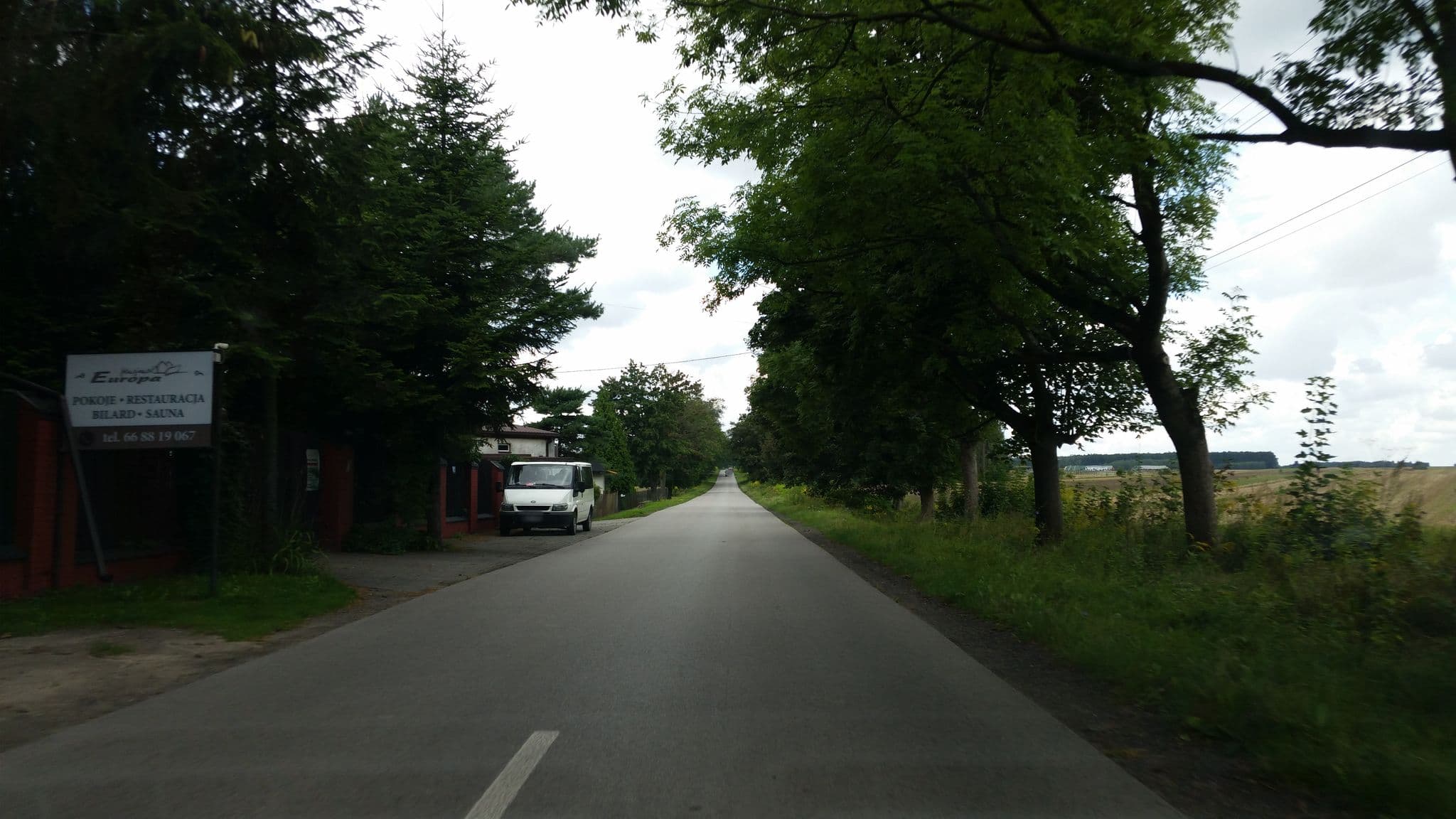 Street view near Pensjonat Europa, Brzeziny — © izolda (CC BY-SA · Mapillary)