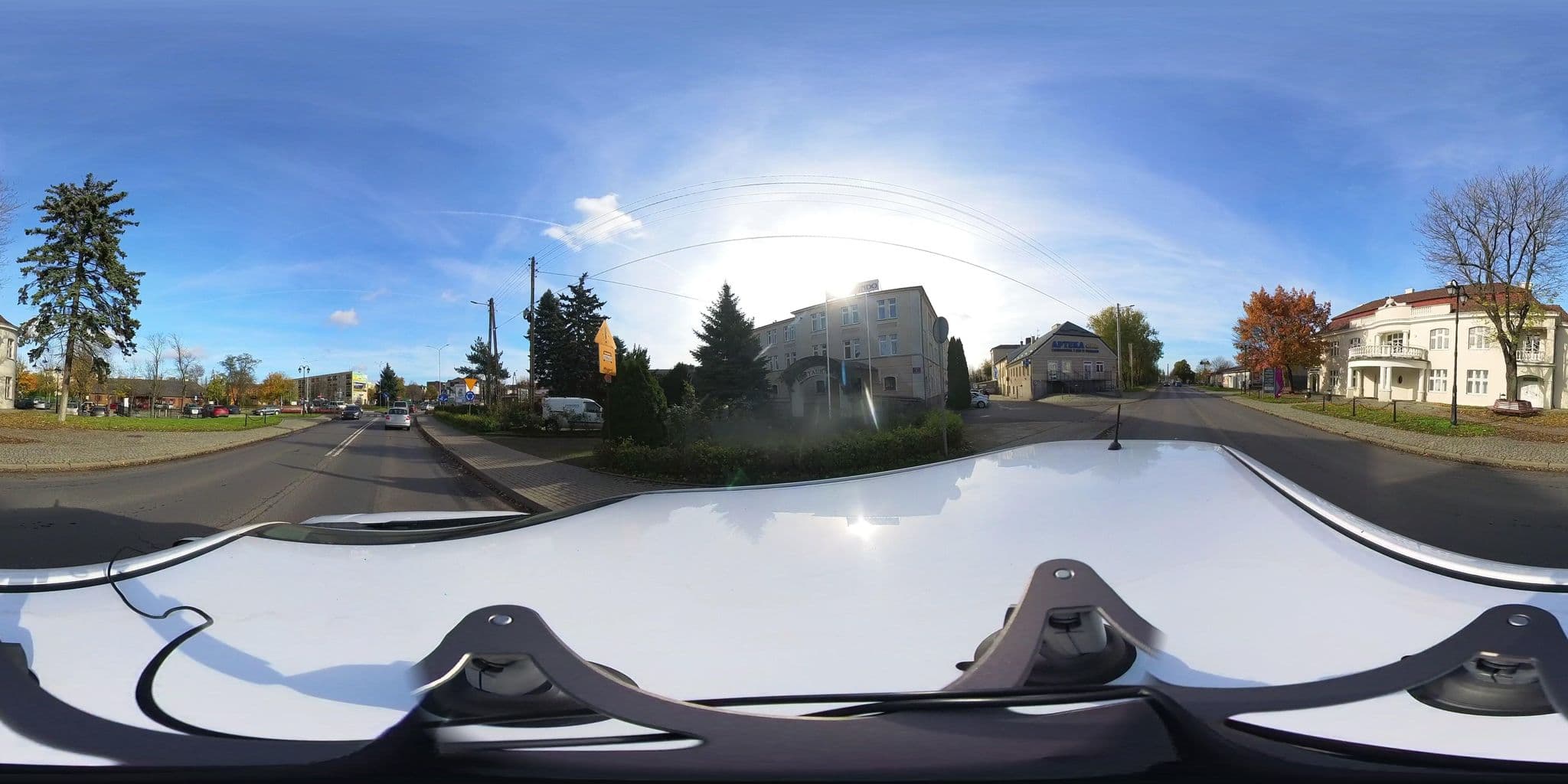 Street view near Rondo sp.j. Hotel, Kutno — © TomaszECSLodz (CC BY-SA · Mapillary)
