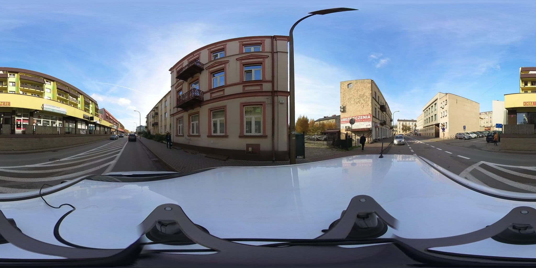 Street view near Piast - Hotel, Kutno — © TomaszECSLodz (CC BY-SA · Mapillary)