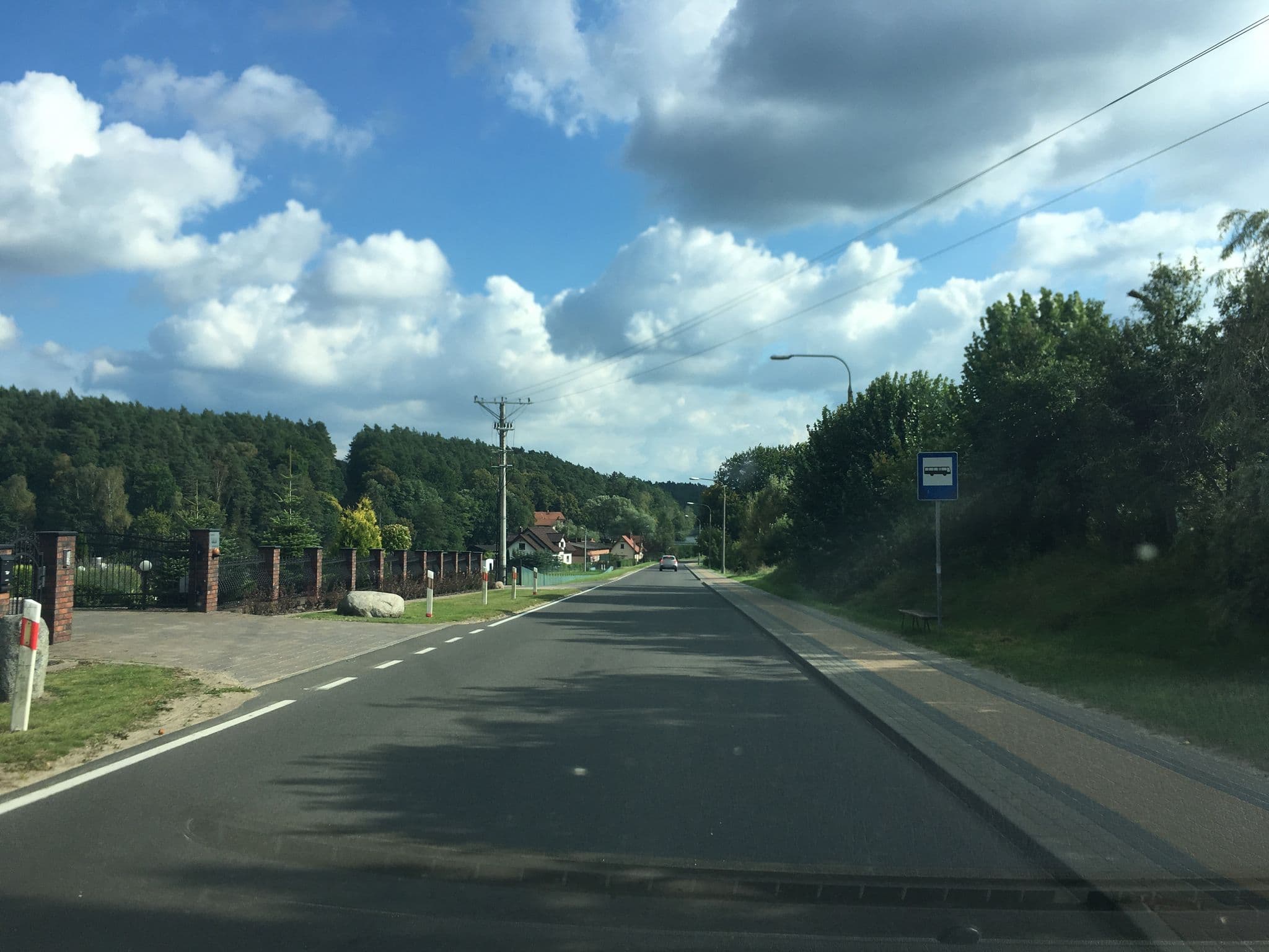 Street view near Biala Koszula Pension, Osie — © fundacja_geolife (CC BY-SA · Mapillary)