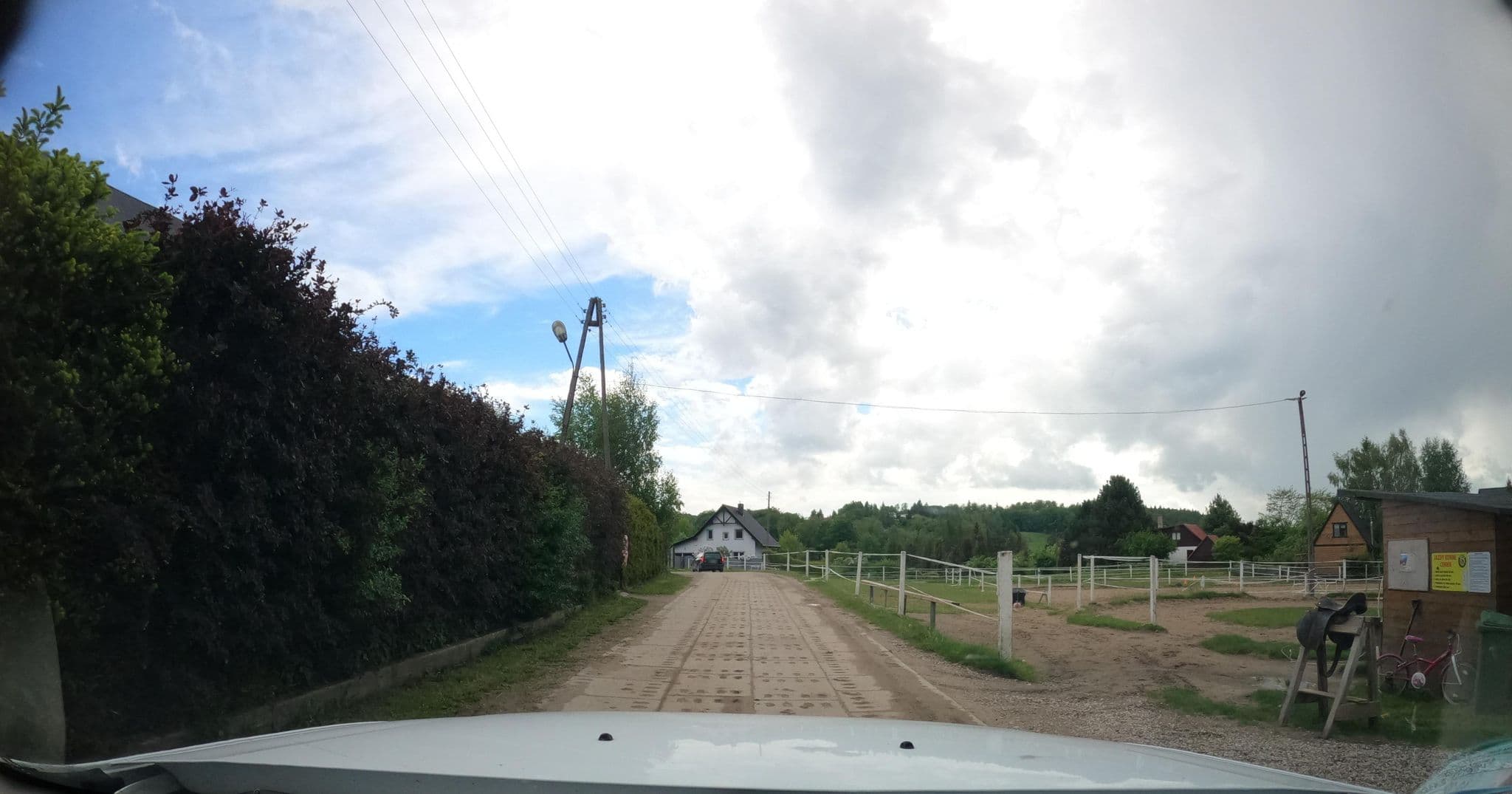 Street view near Agroturystyka Stajnia Fiord Łapalice Adam Socha, Garcz — © masterofnoroad (CC BY-SA · Mapillary)